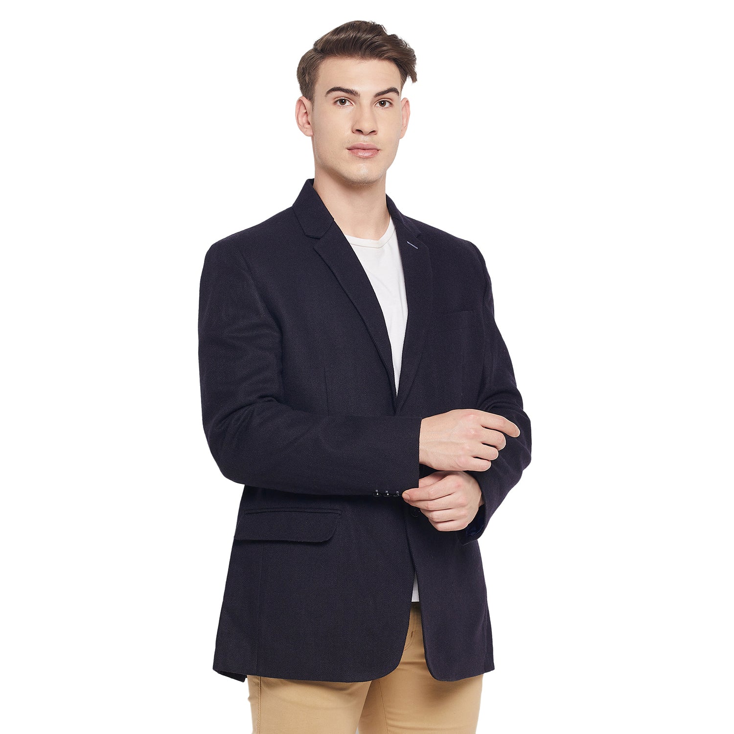 Duke Urban Men Full Sleeve Lapel Neck Coat (SDZ932)