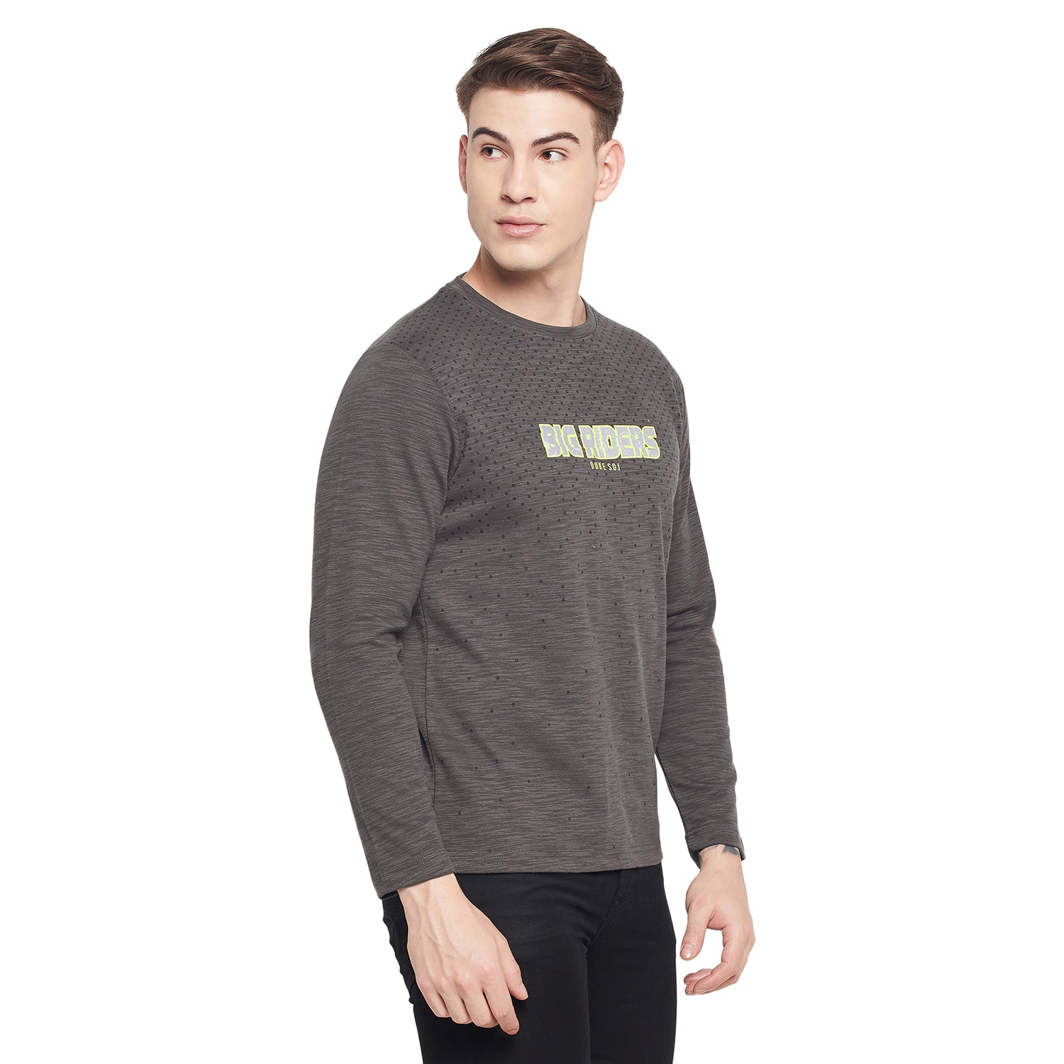 Duke Stardust Men Full Sleeve Cotton T-shirt (LF3936)