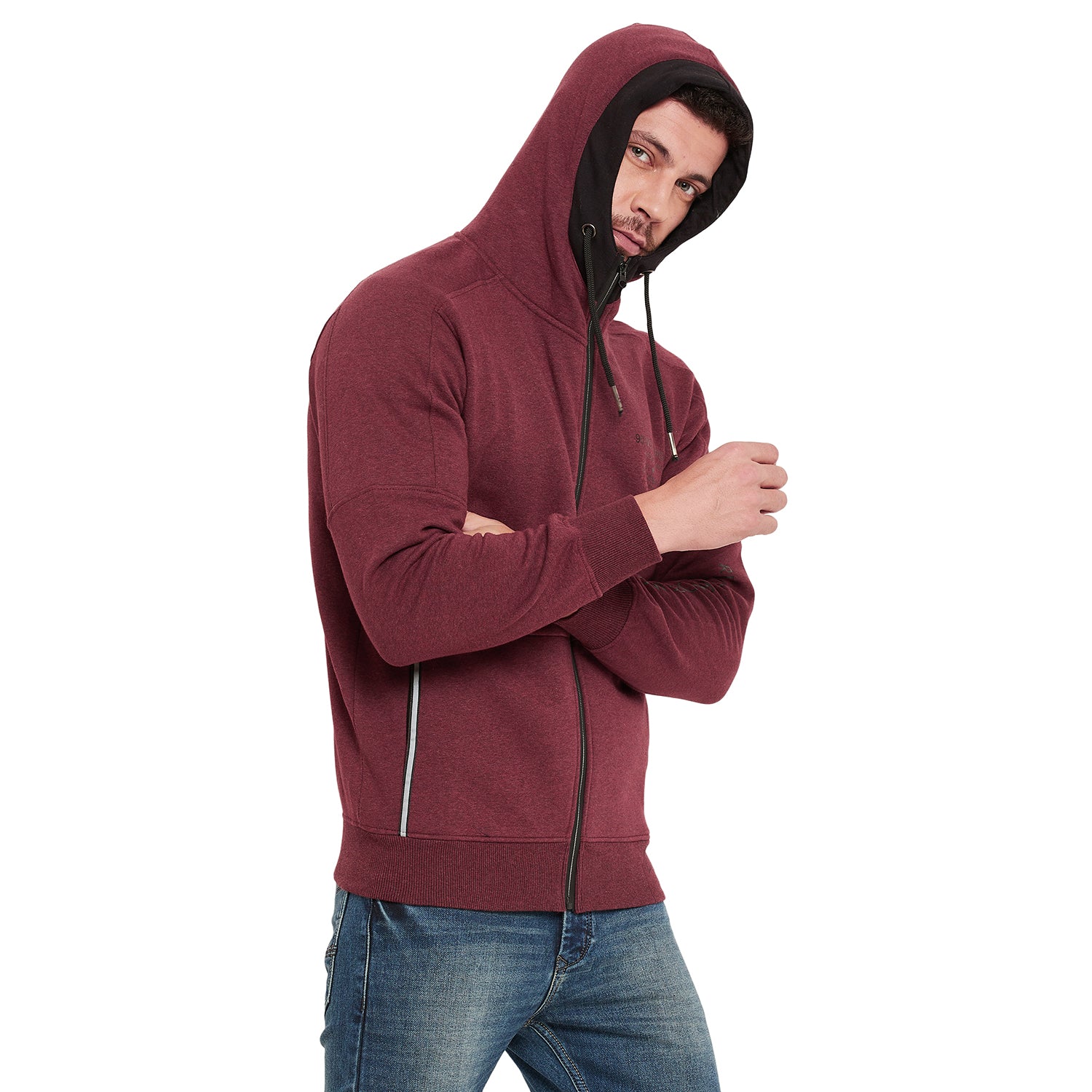 Duke Urban Men Hooded Neck Sweatshirt (LF3891)