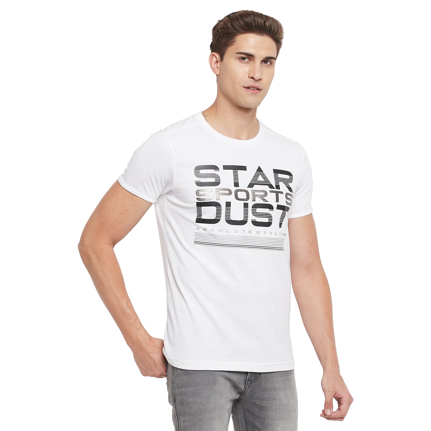 Duke Stardust Men Half Sleeve Cotton T-Shirt (LF5203)