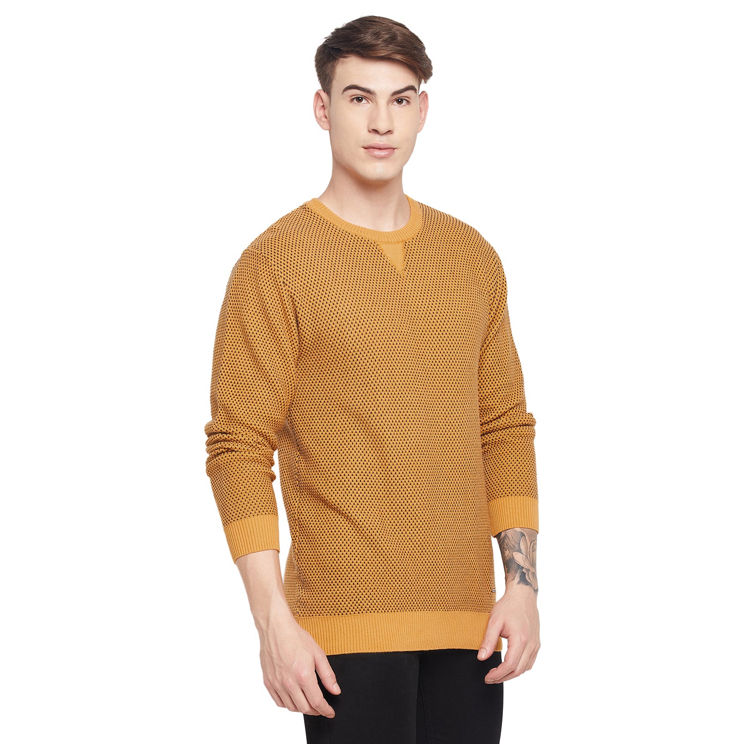 Duke Urban Men Round Neck Full Sleeve Sweater (SDS644)