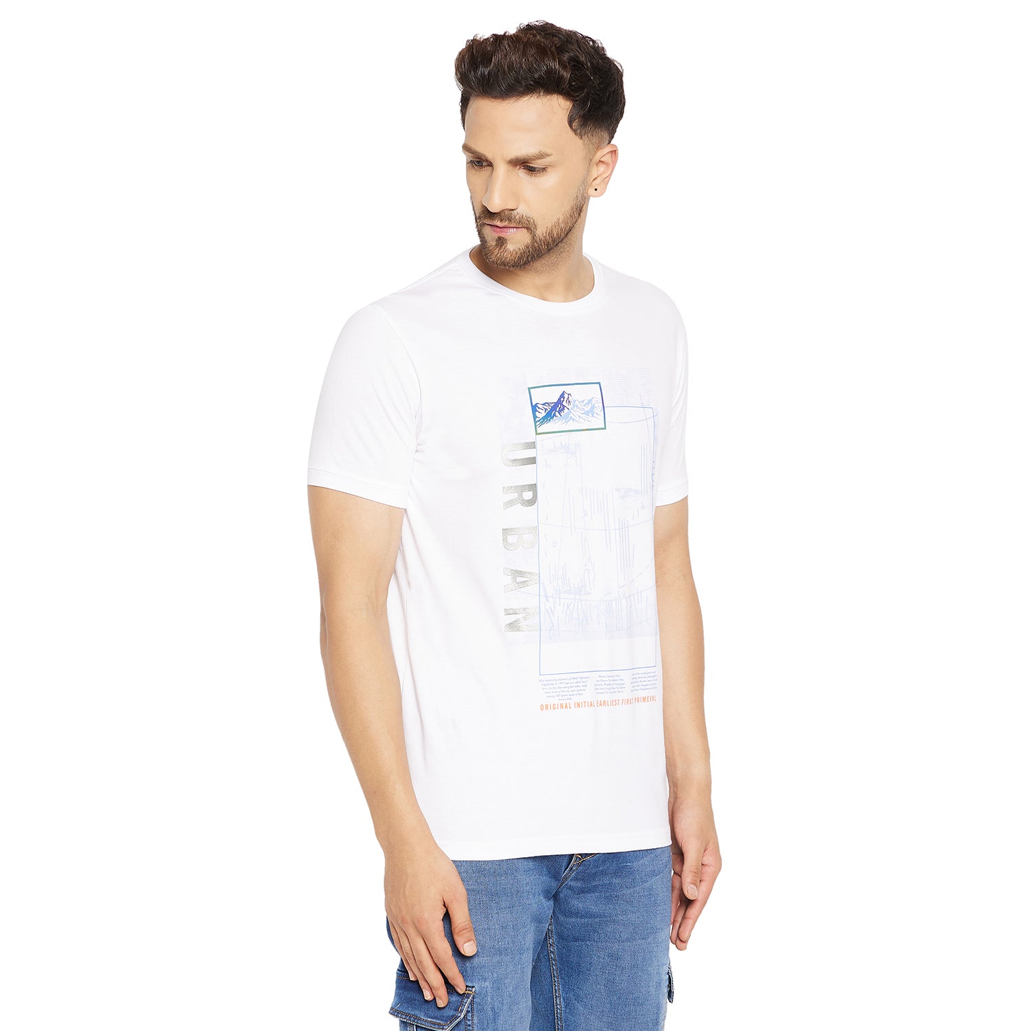 Duke Urban Men Half Sleeve Cotton T-shirt (LF5431)