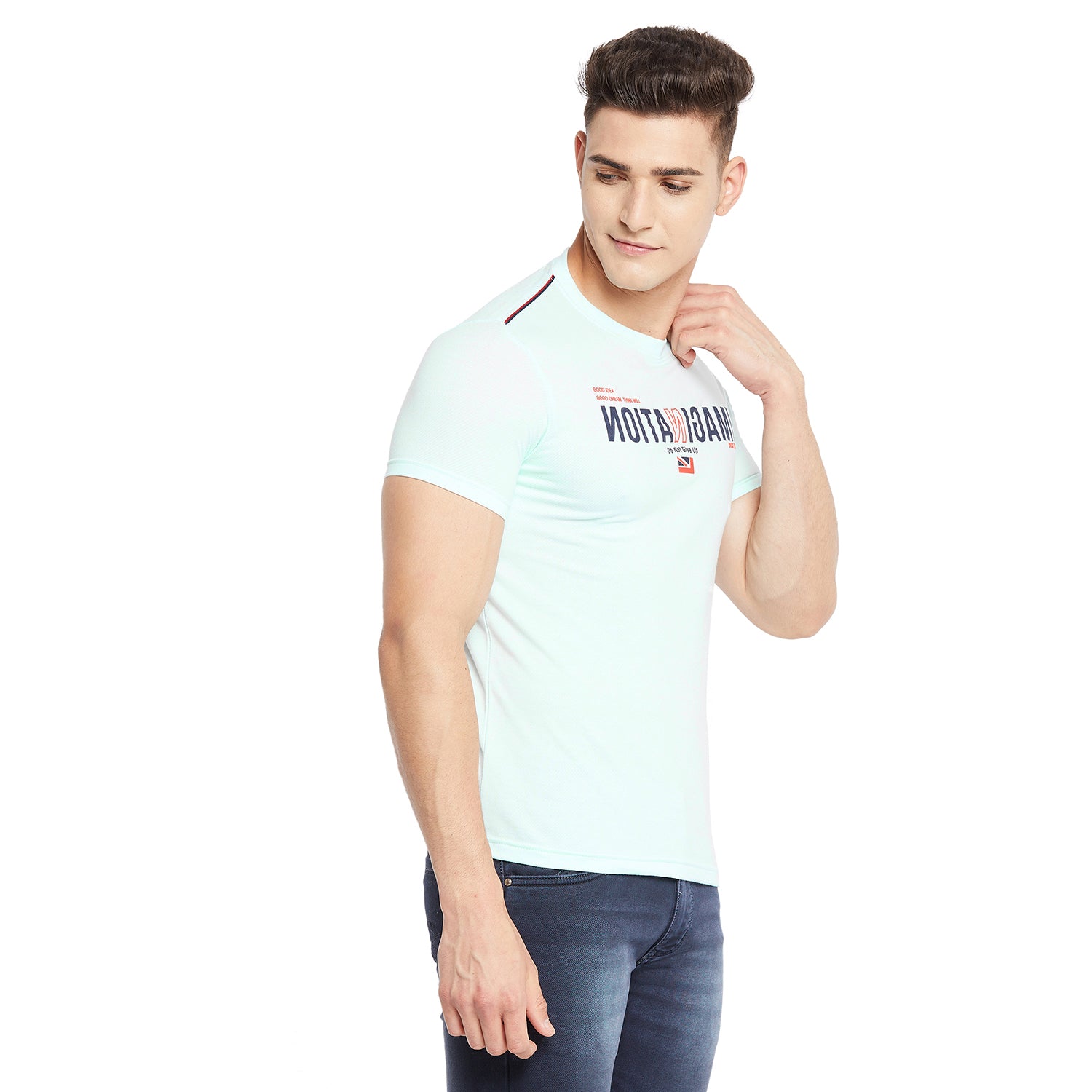 Duke Stardust Men Half Sleeve Cotton T-shirt (LF5407A)