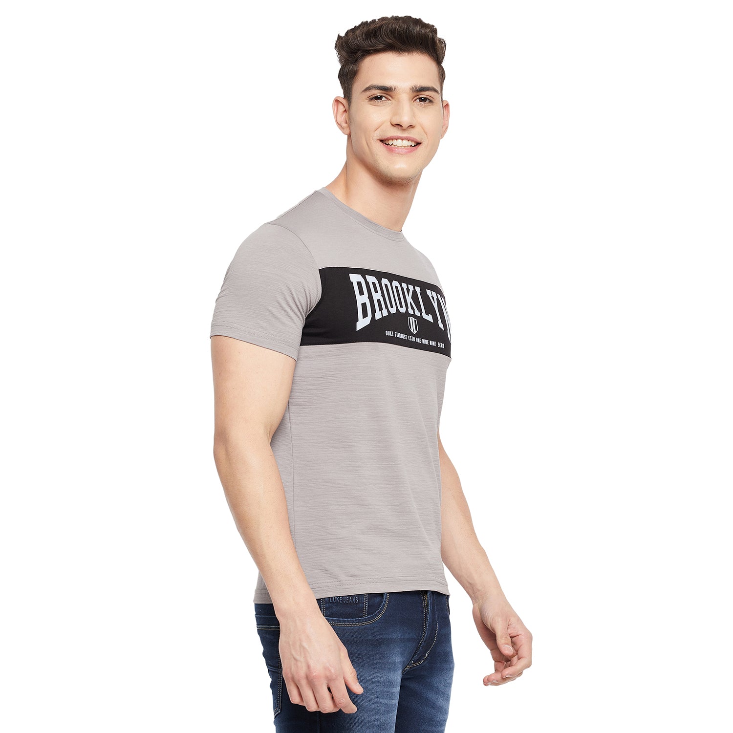 Duke Stardust Men Half Sleeve Cotton T-Shirt (LF5103)