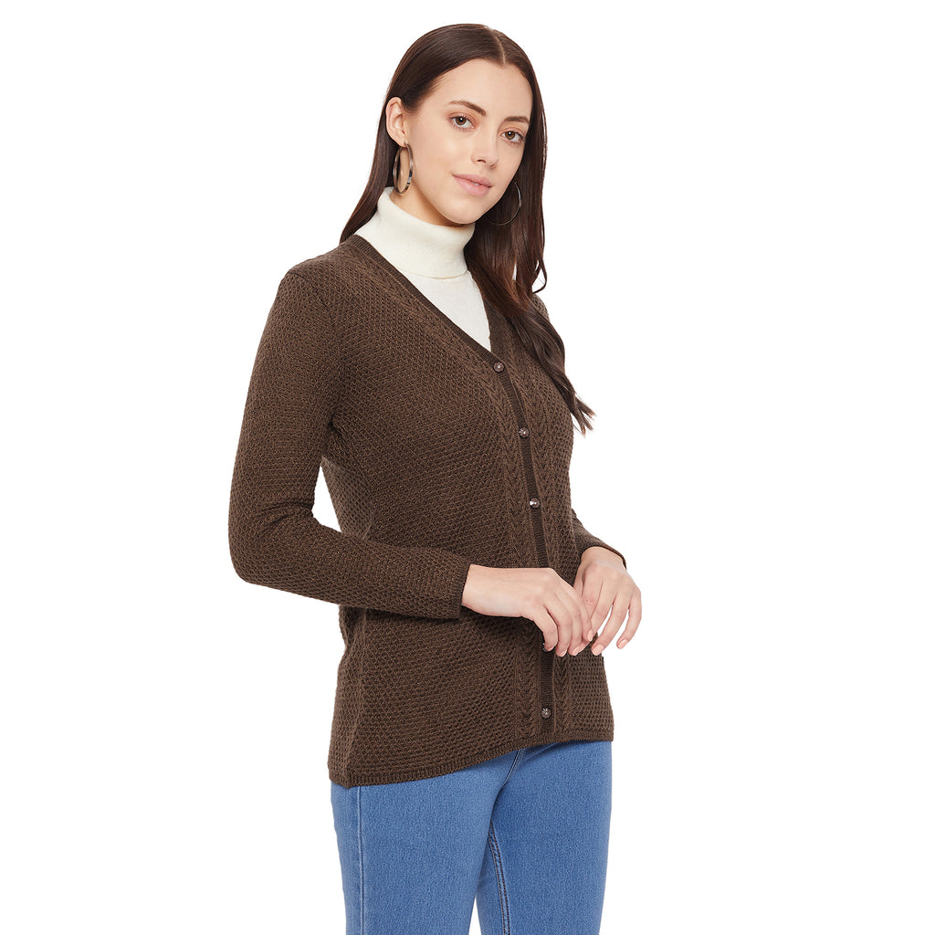Duke Stardust Women Full Sleeve Cardigan (SDS9595)