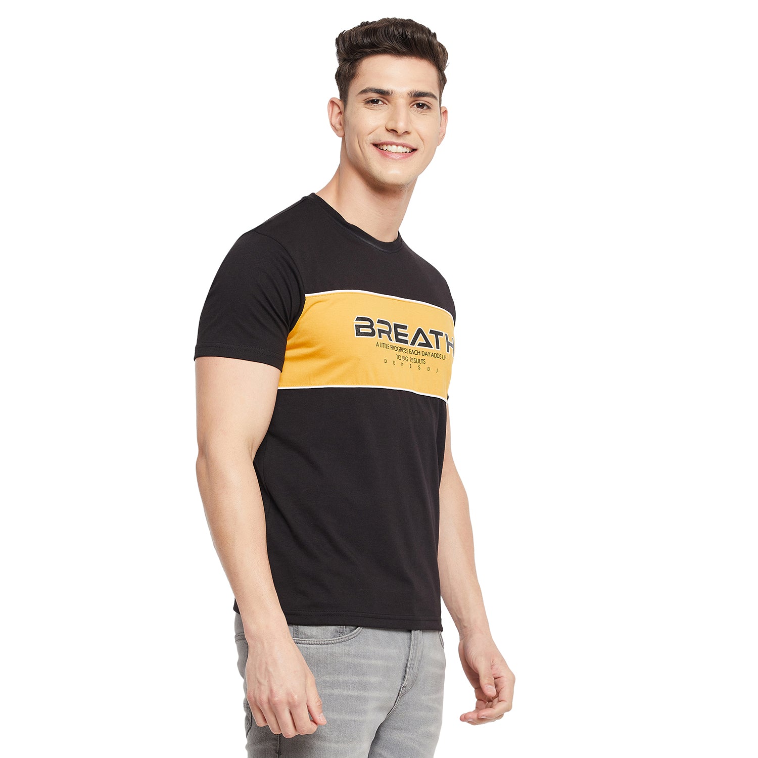 Duke Stardust Men Half Sleeve Cotton T-Shirt (LF5218)