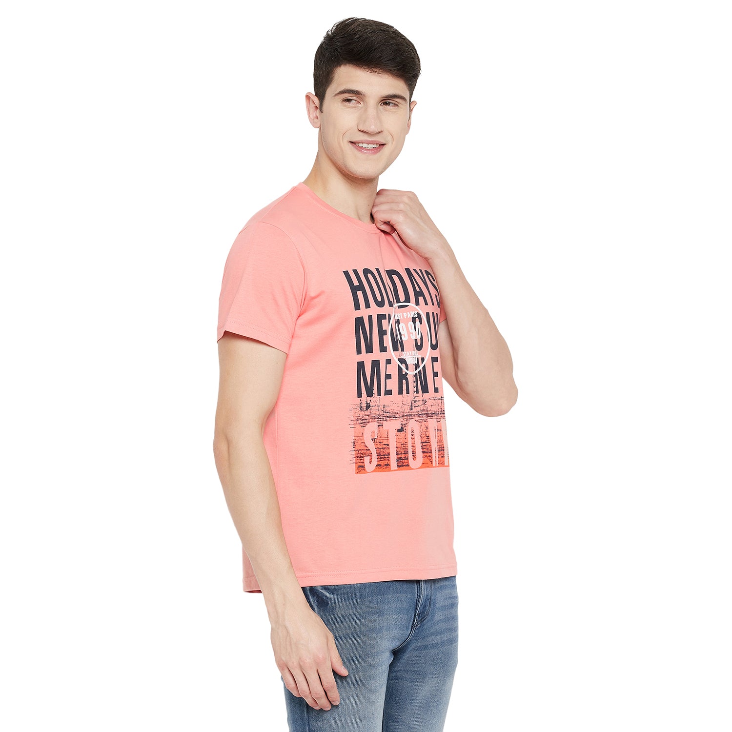 Duke Stardust Men Half Sleeve Cotton T-shirt (LF5287)