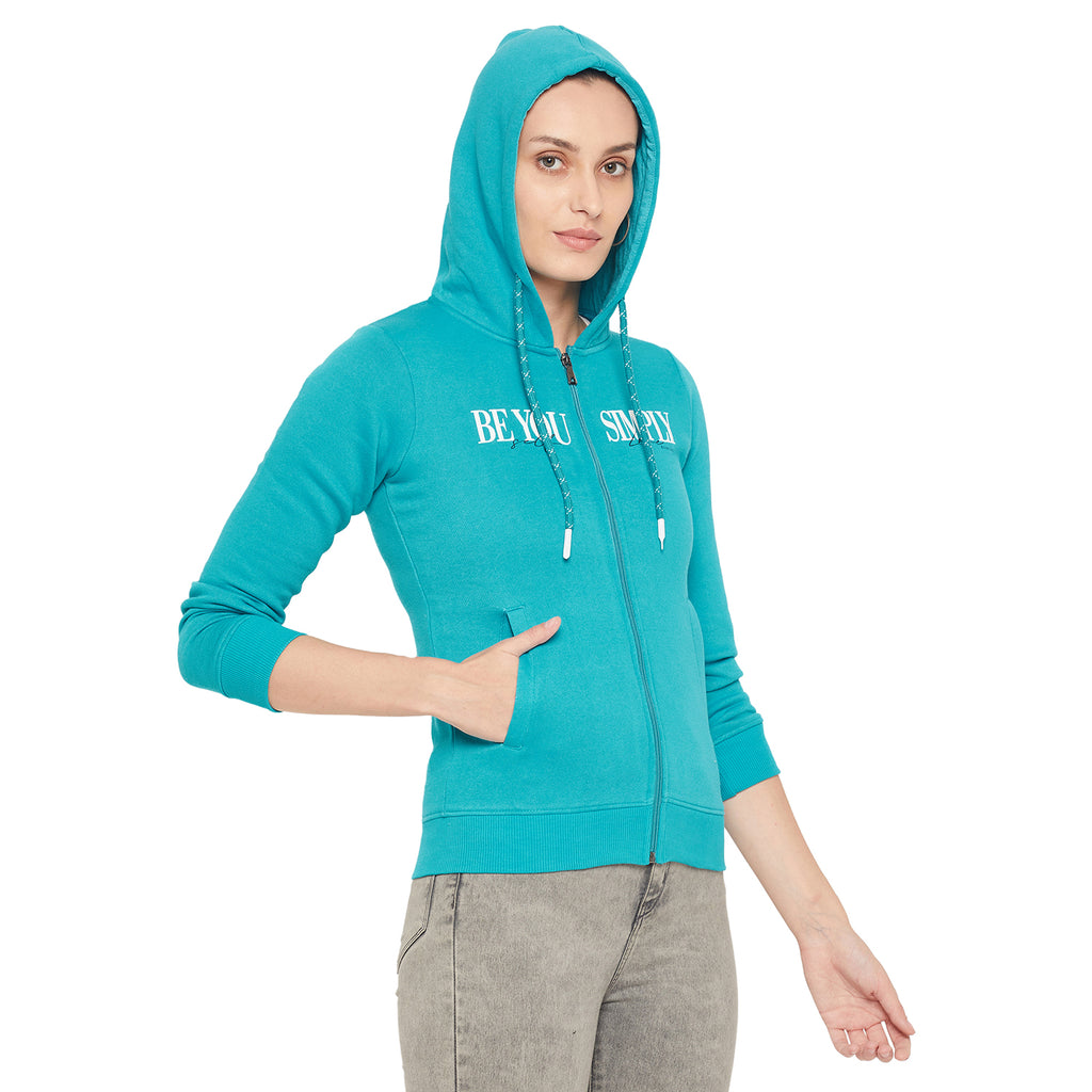 Duke Stardust Women Full Sleeve Hooded Sweatshirt (LFX736)