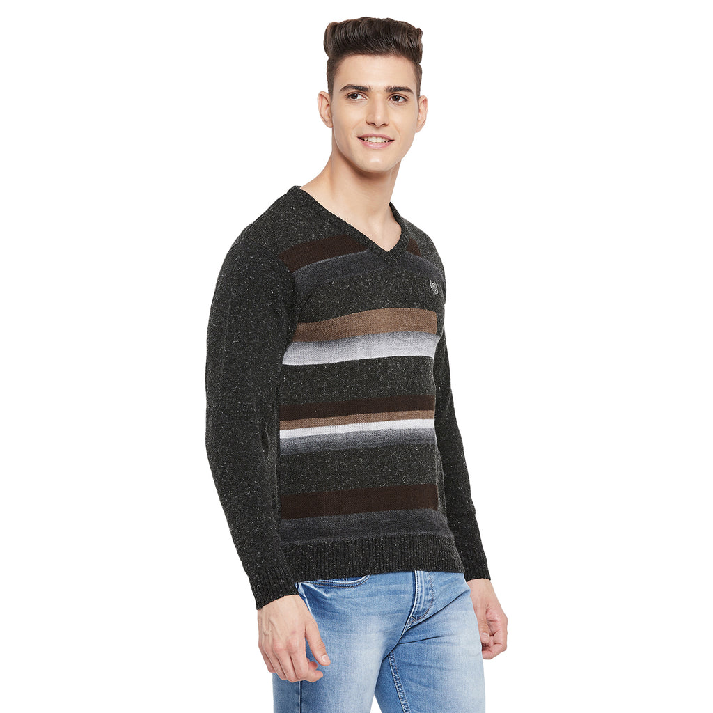Duke Stardust Men Full Sleeve V Neck Sweater (SDS583)