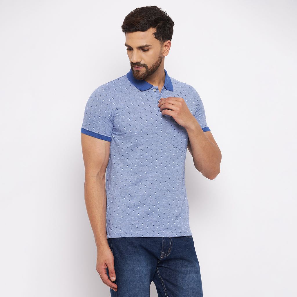 Duke Stardust Men Half Sleeve Cotton T-shirt (LF5378)