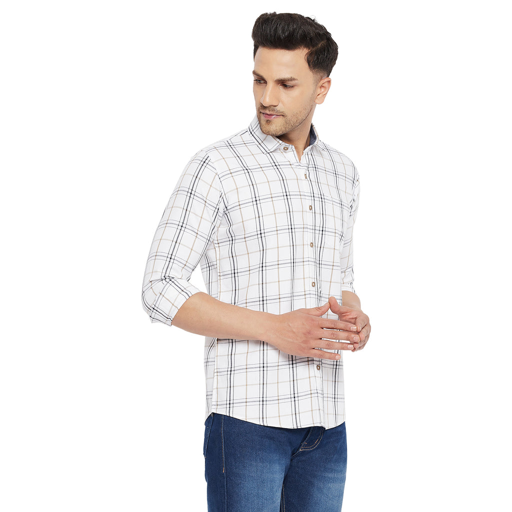 Duke Stardust Men Full Sleeve Cotton Shirt (SDO8CKTS)