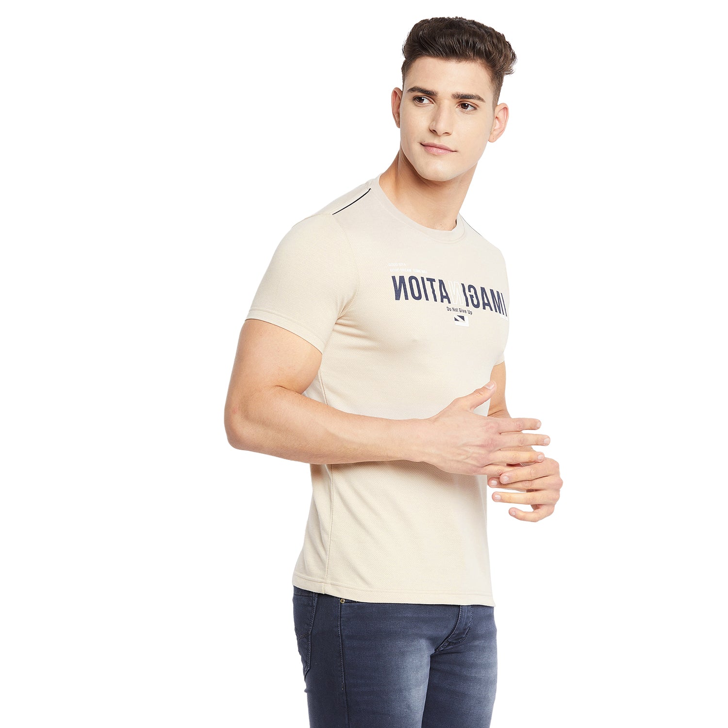 Duke Stardust Men Half Sleeve Cotton T-shirt (LF5407A)