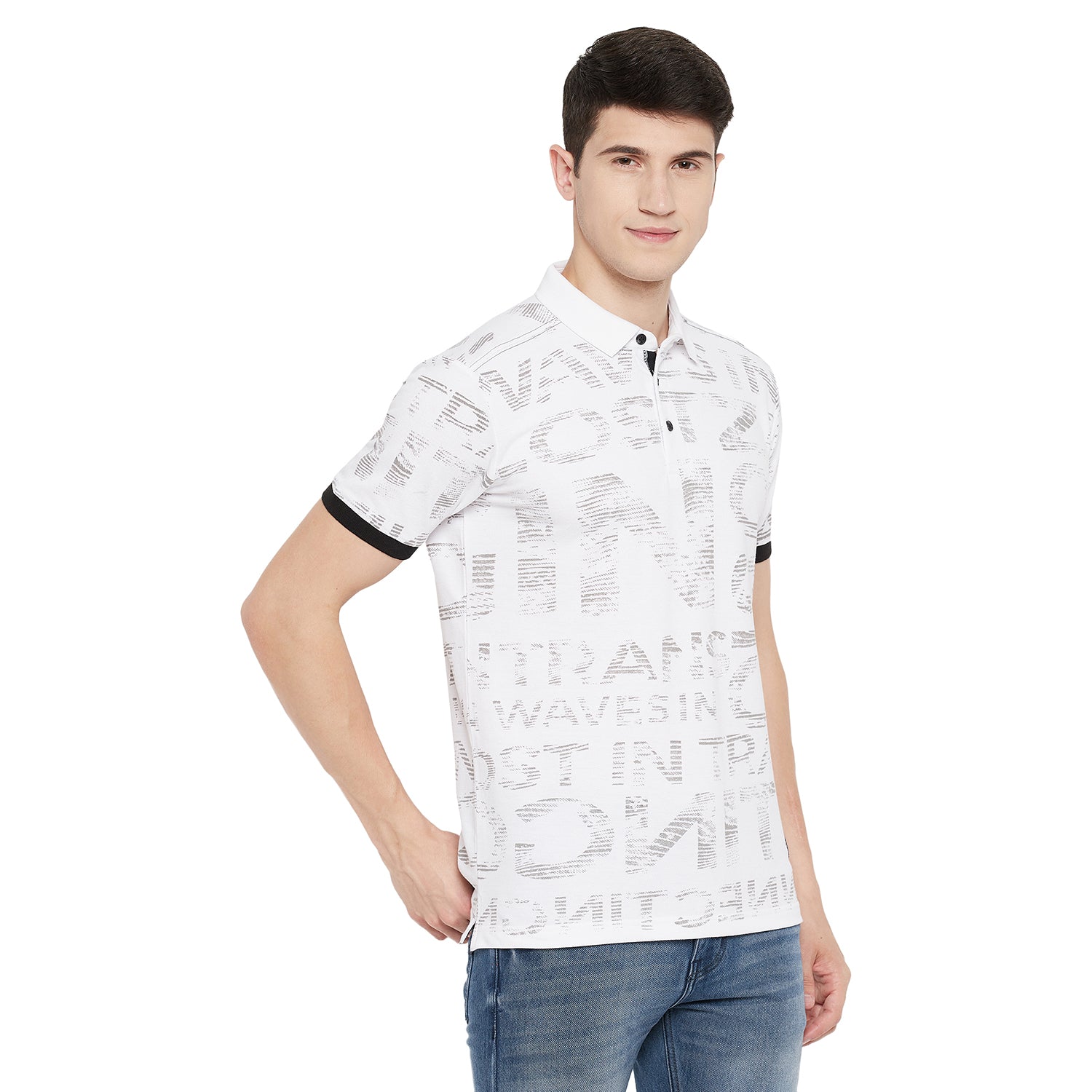 Duke Stardust Men Half Sleeve Cotton T-shirt (LF5253)