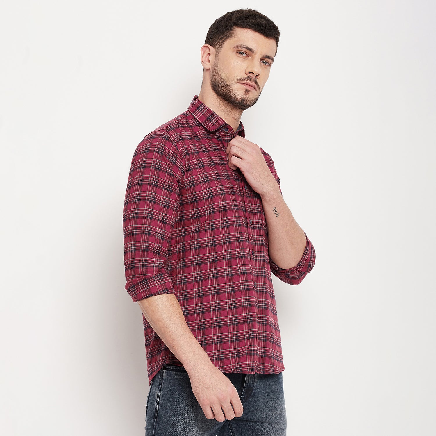 Duke Stardust Men Full Sleeve Cotton Shirt (SDO8CKO)