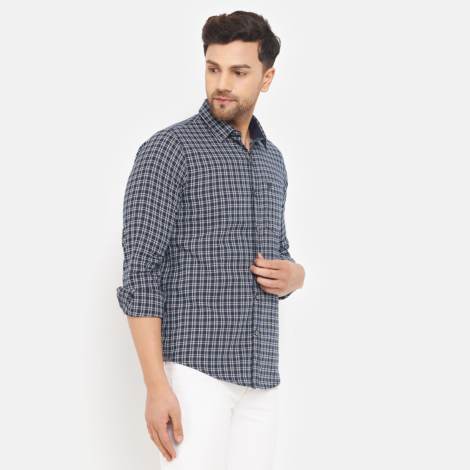 Duke Urban Men Full Sleeve Cotton Shirt (SDO7CKMB)