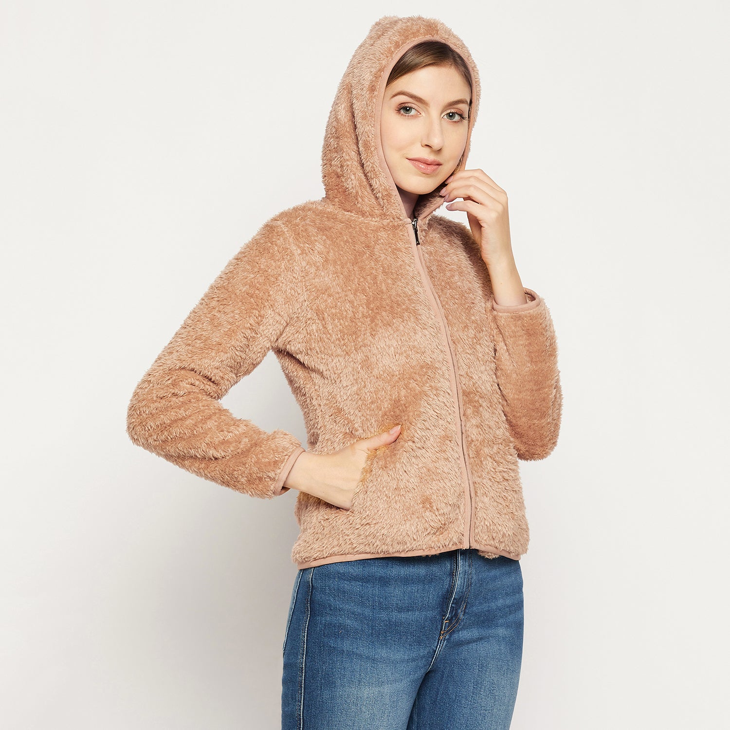 Duke Stardust Women Hooded Neck Sweatshirt (LFX884)