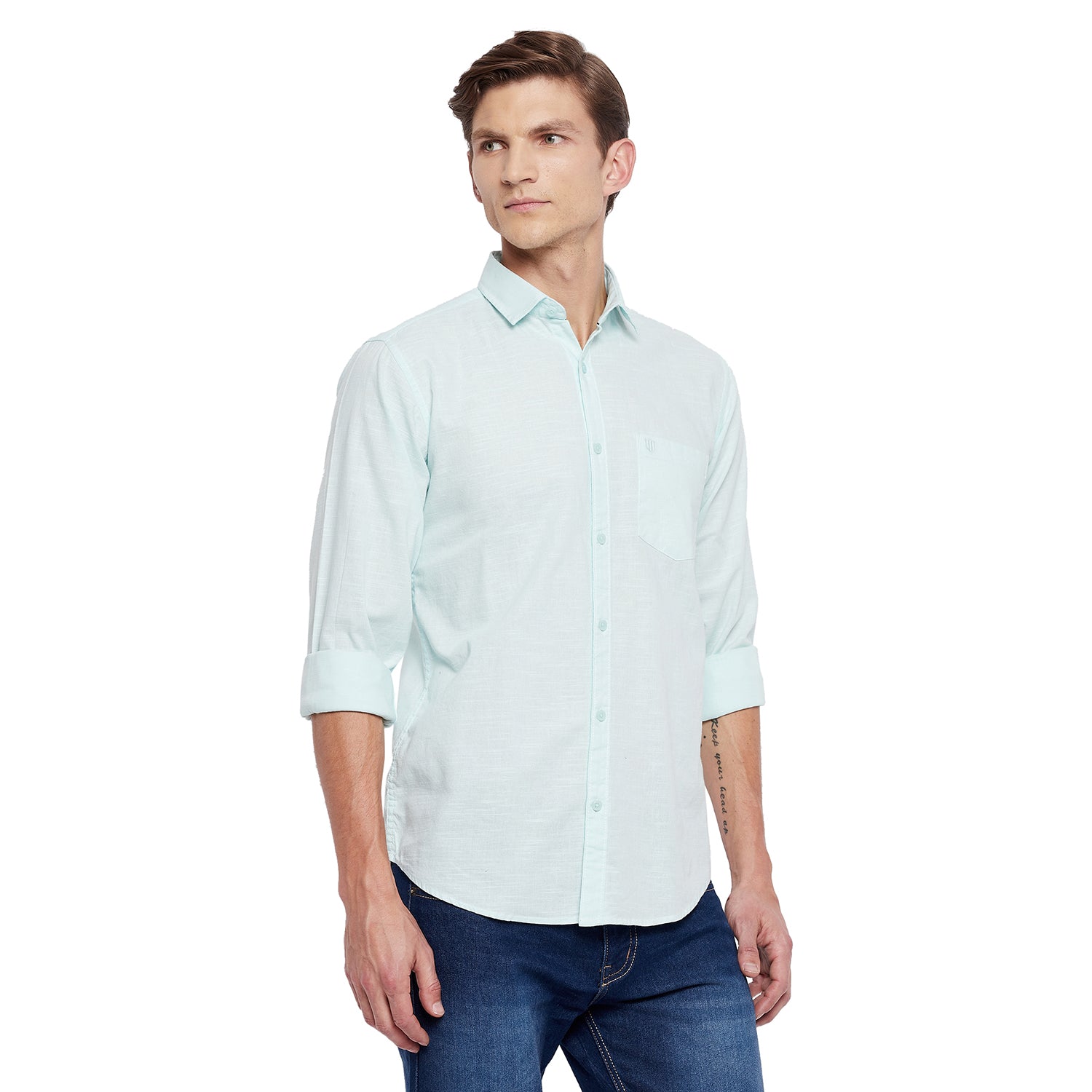 Duke Urban Men Full Sleeve Cotton Shirt (SDO5PLCL)