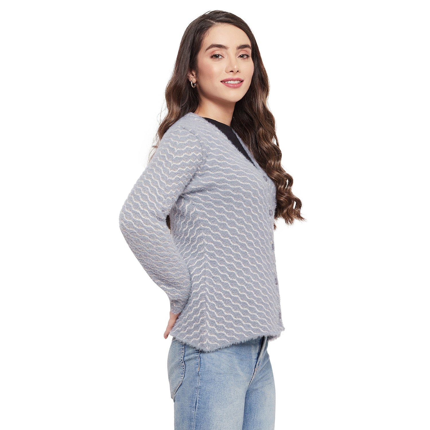 Duke Stardust Women V Neck Cardigan (SDS1042)