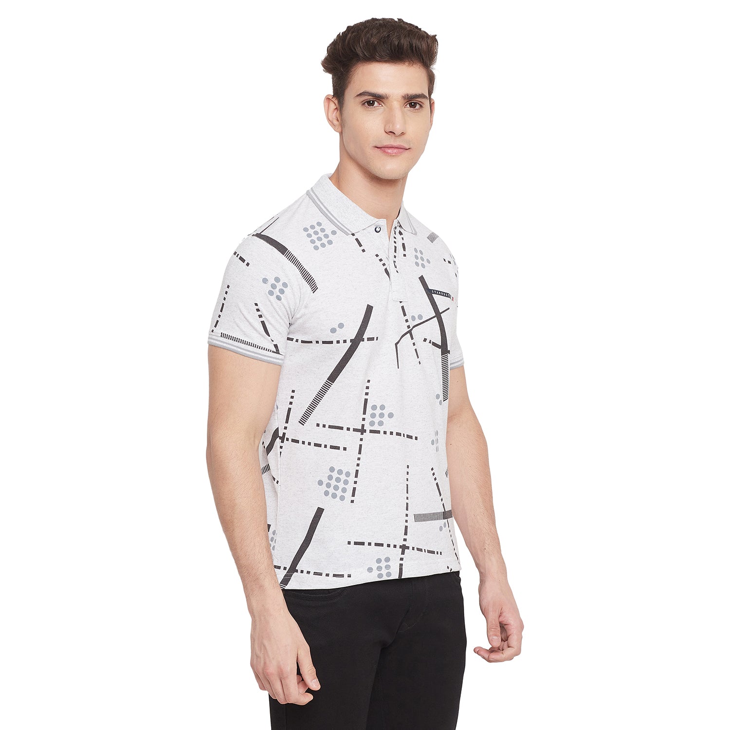 Duke Stardust Men Half Sleeve Cotton T-shirt (LF5351)
