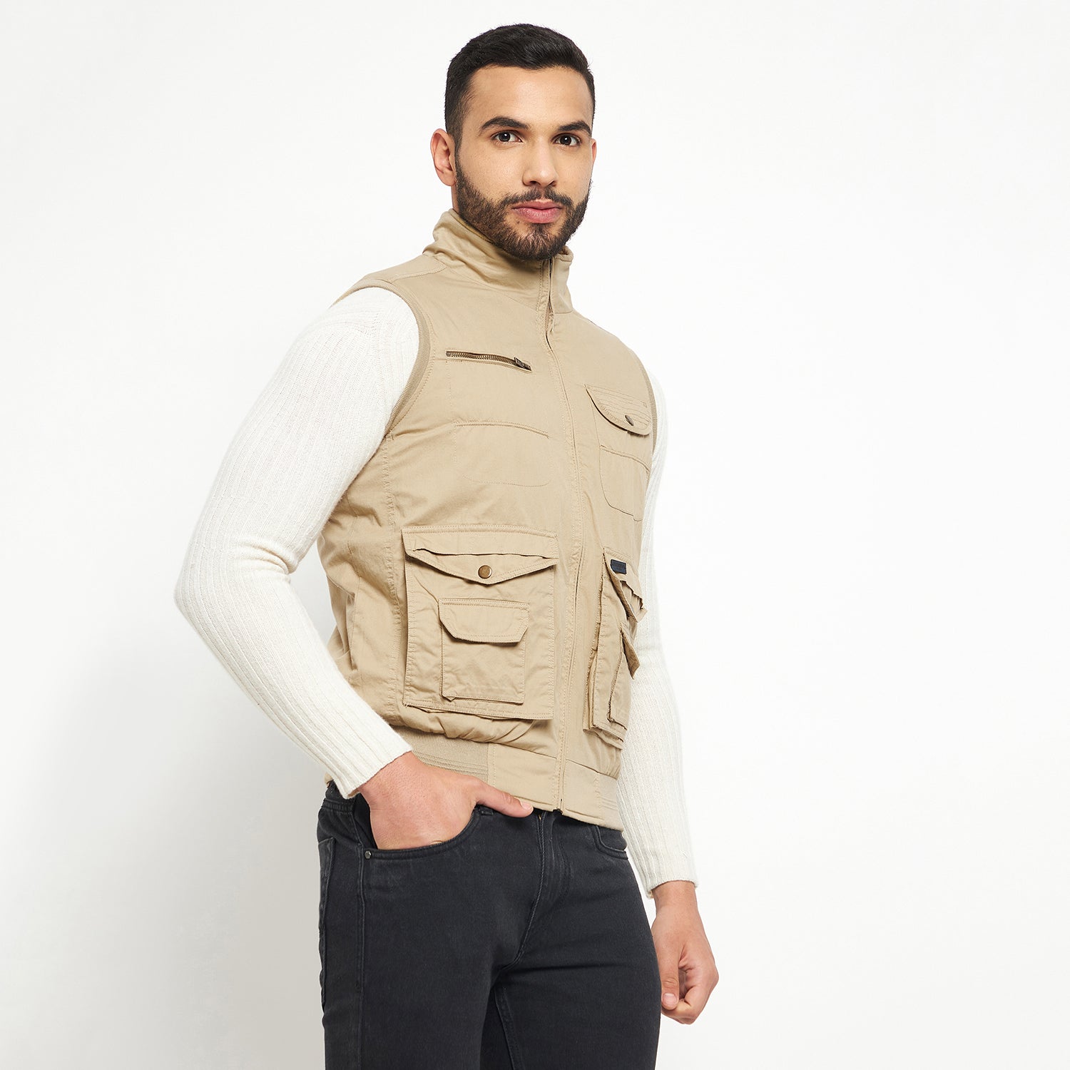Duke Urban Men Sleeveless Jacket (SDZ1847)