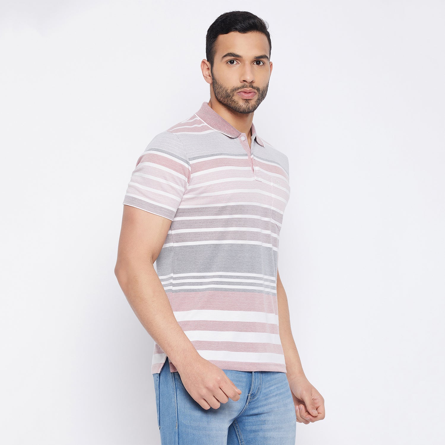 Duke Stardust Men Half Sleeve Cotton T-shirt (LF7014)