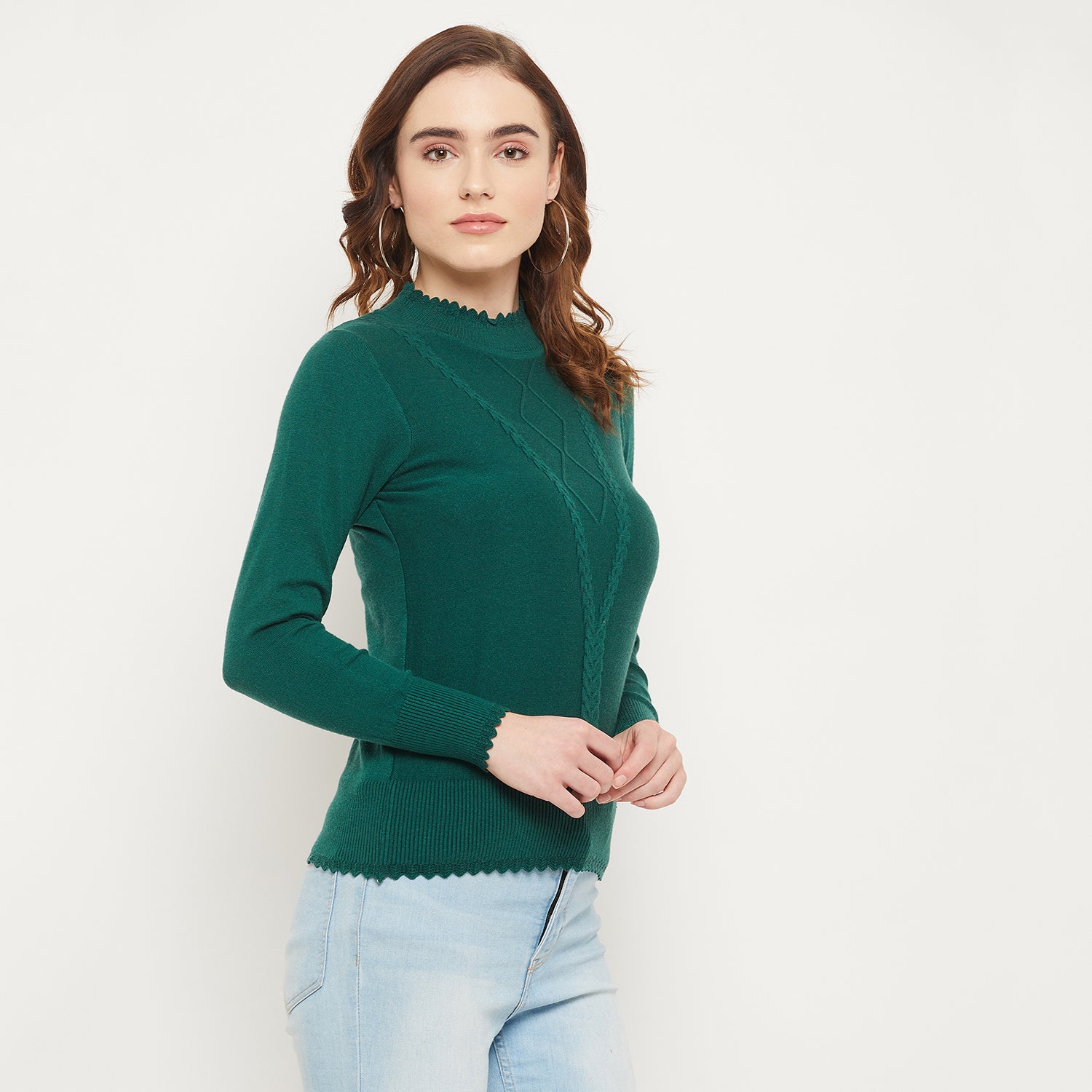 Duke Urban Women Full Sleeve Sweater (SDS900)