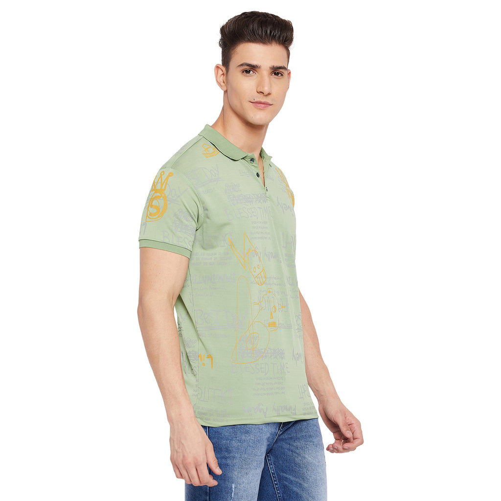 Duke Stardust Men Half Sleeve Cotton T-shirt (LF5036)
