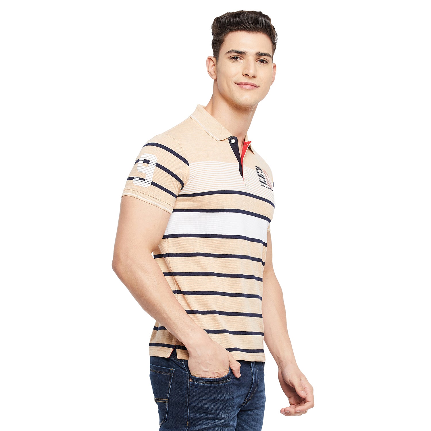 Duke Stardust Men Half Sleeve Cotton T-Shirt (LF4662)