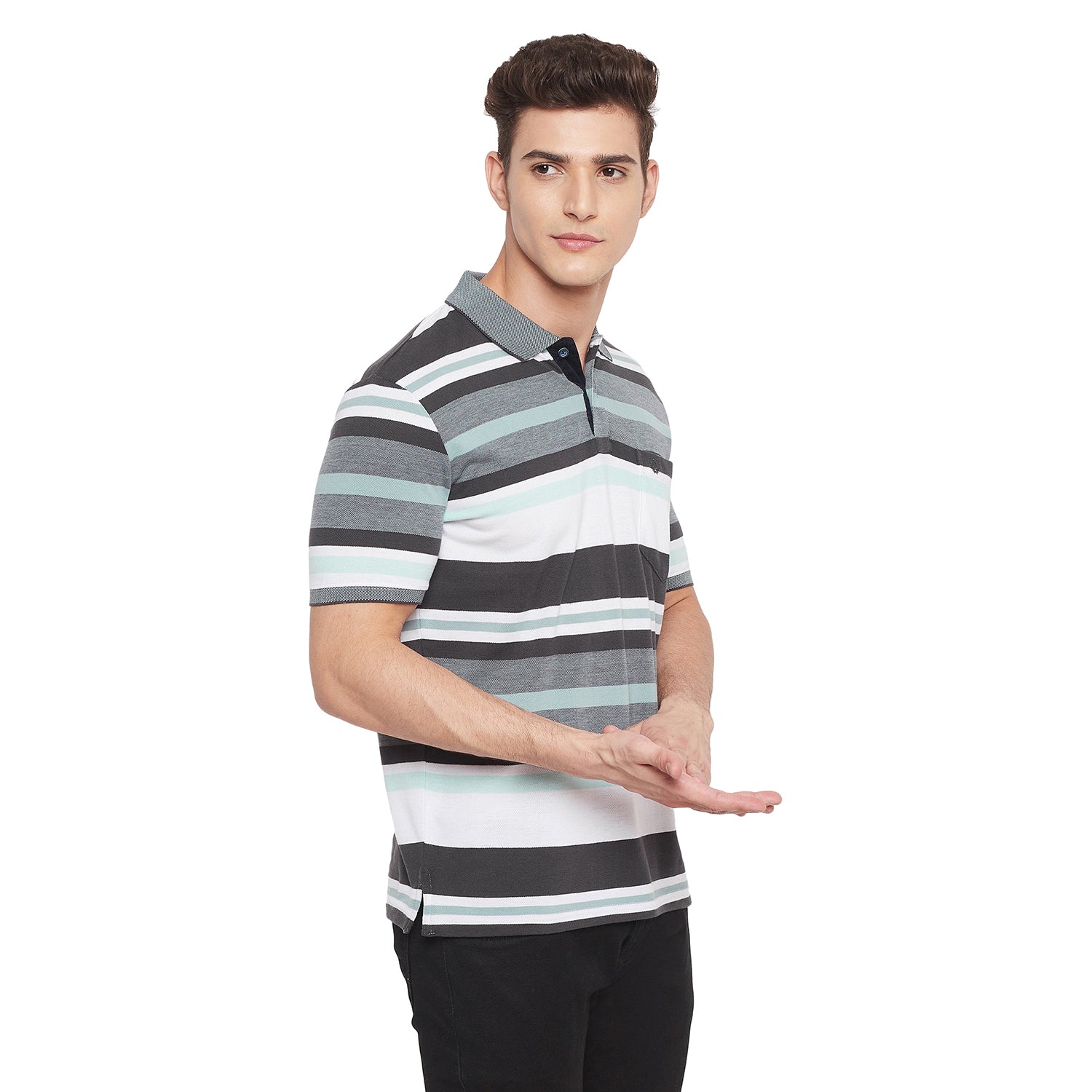 Duke Stardust Men Half Sleeve Cotton T-shirt (LF5303)