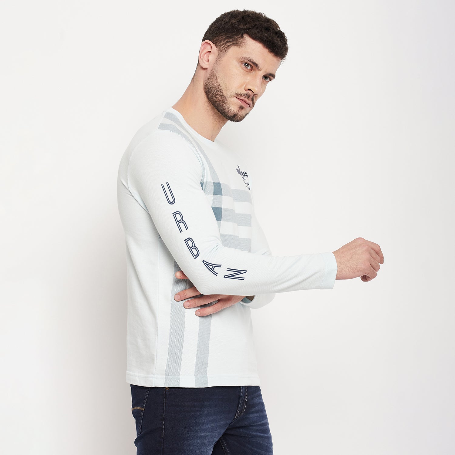 Duke Stardust Men Full Sleeve Cotton T-shirt (LF3976)