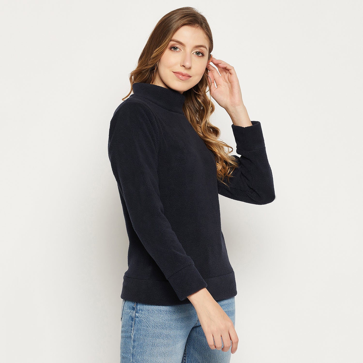 Duke Stardust Women High Neck Sweatshirt (LFX803)