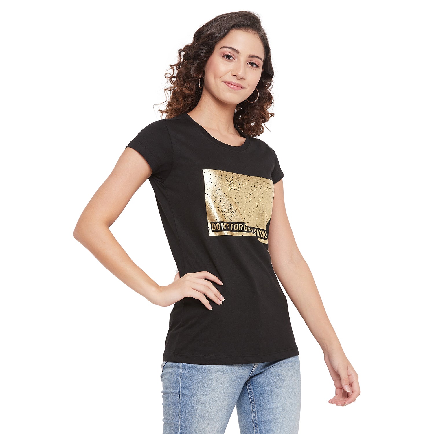 Duke Stardust Round Neck Lady Top (LFX121)