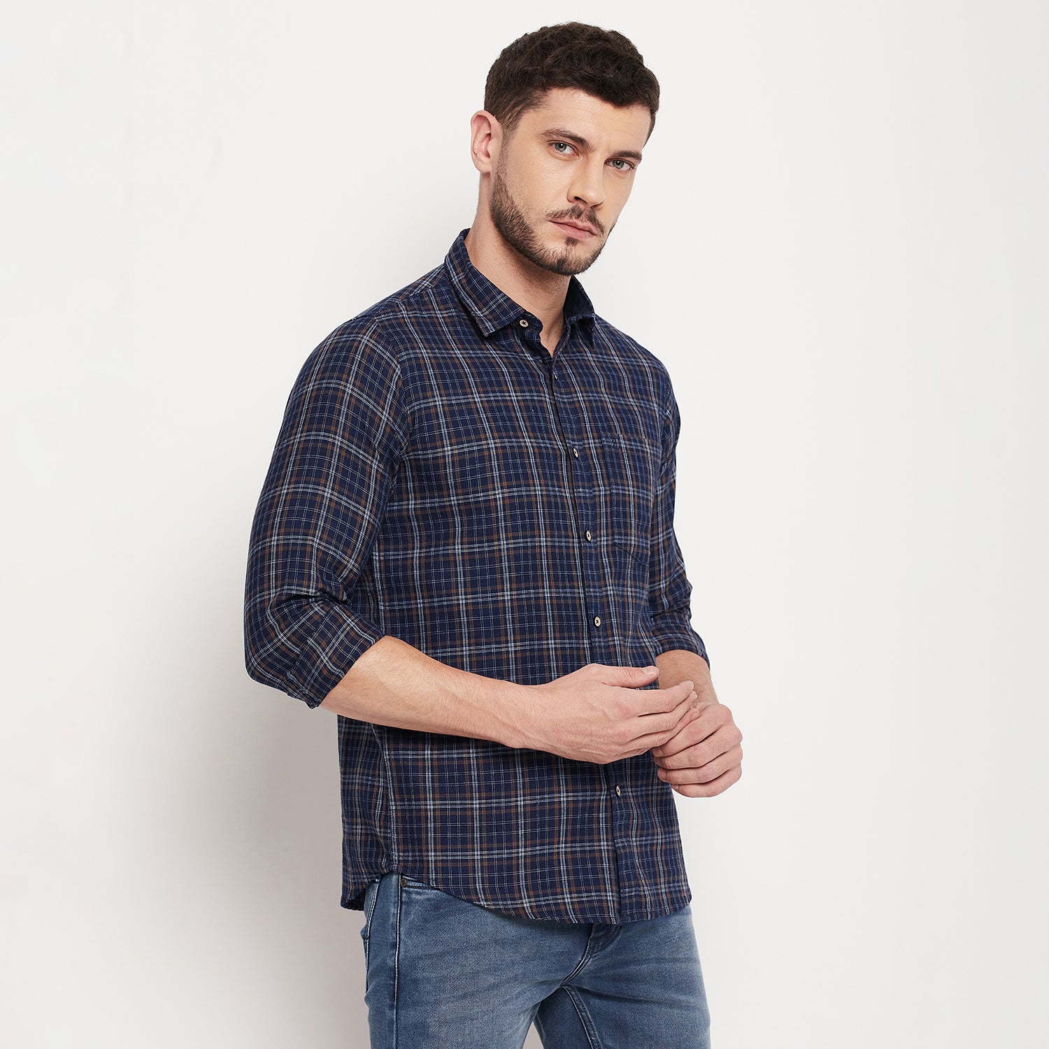 Duke Stardust Men Full Sleeve Cotton Shirt (SDO7CKPQ)