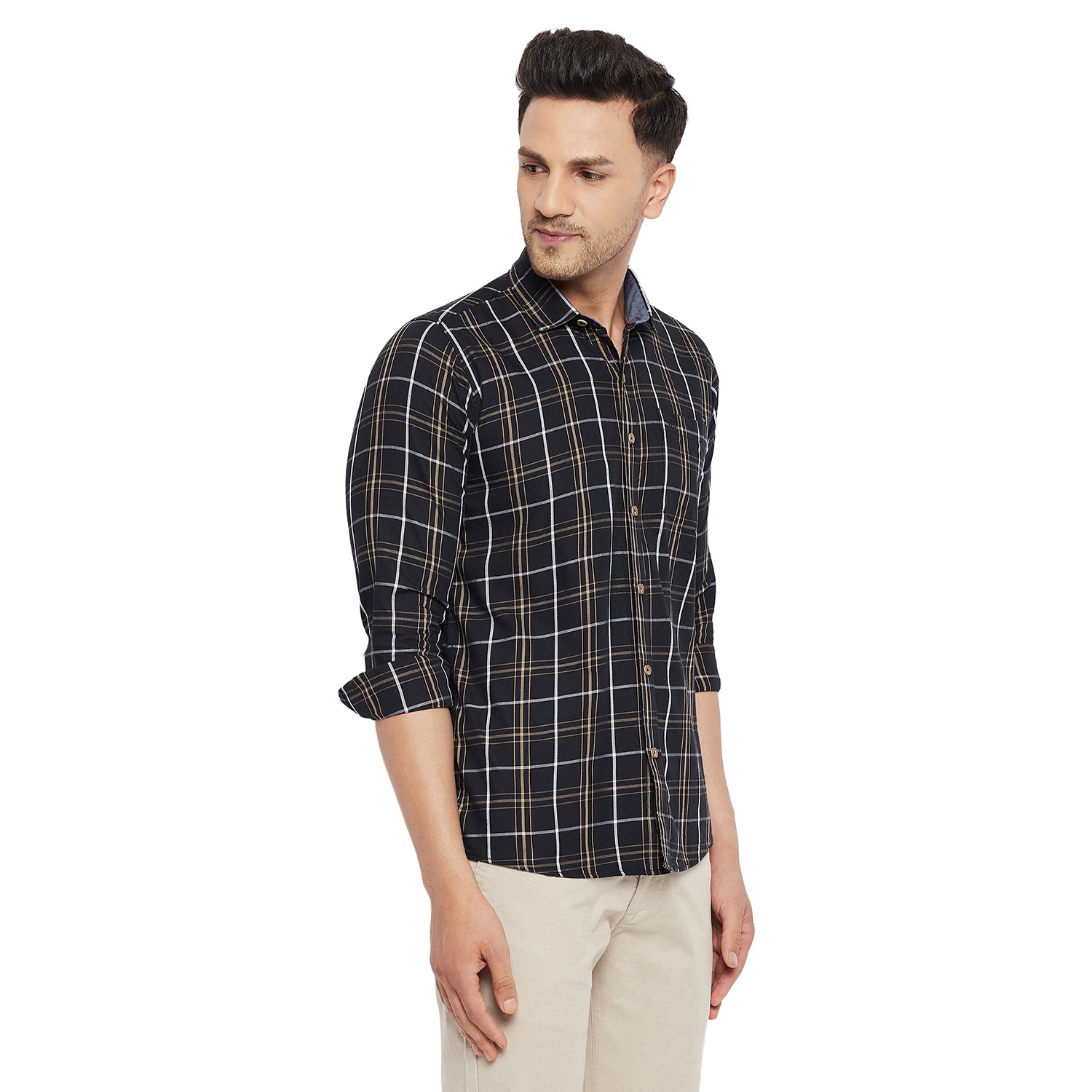 Duke Stardust Men Full Sleeve Cotton Shirt (SDO8CKTS)