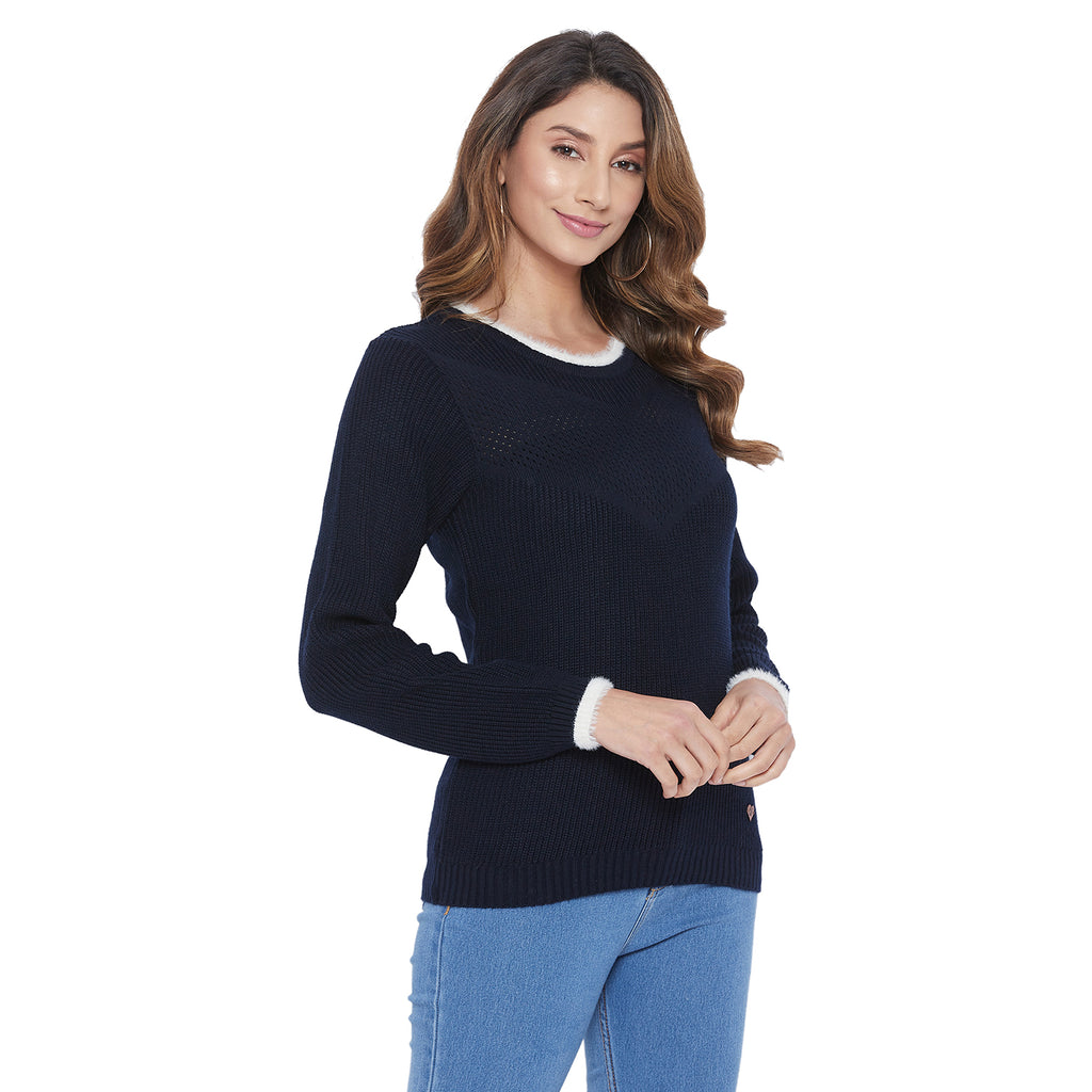 Duke Stardust Women Full Sleeve Sweater (SDS937)