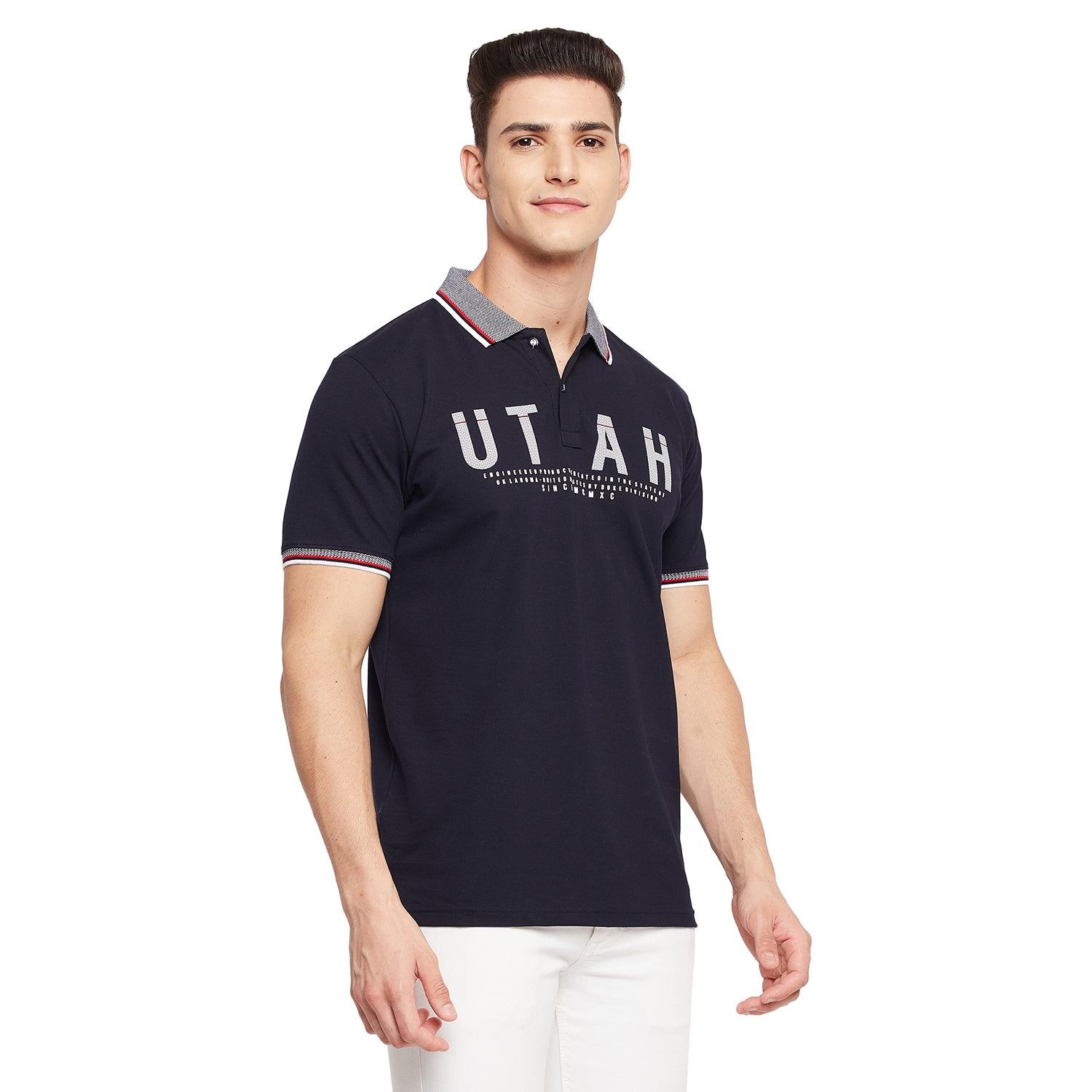 Duke Stardust Men Half Sleeve Cotton T-shirt (LF5189)