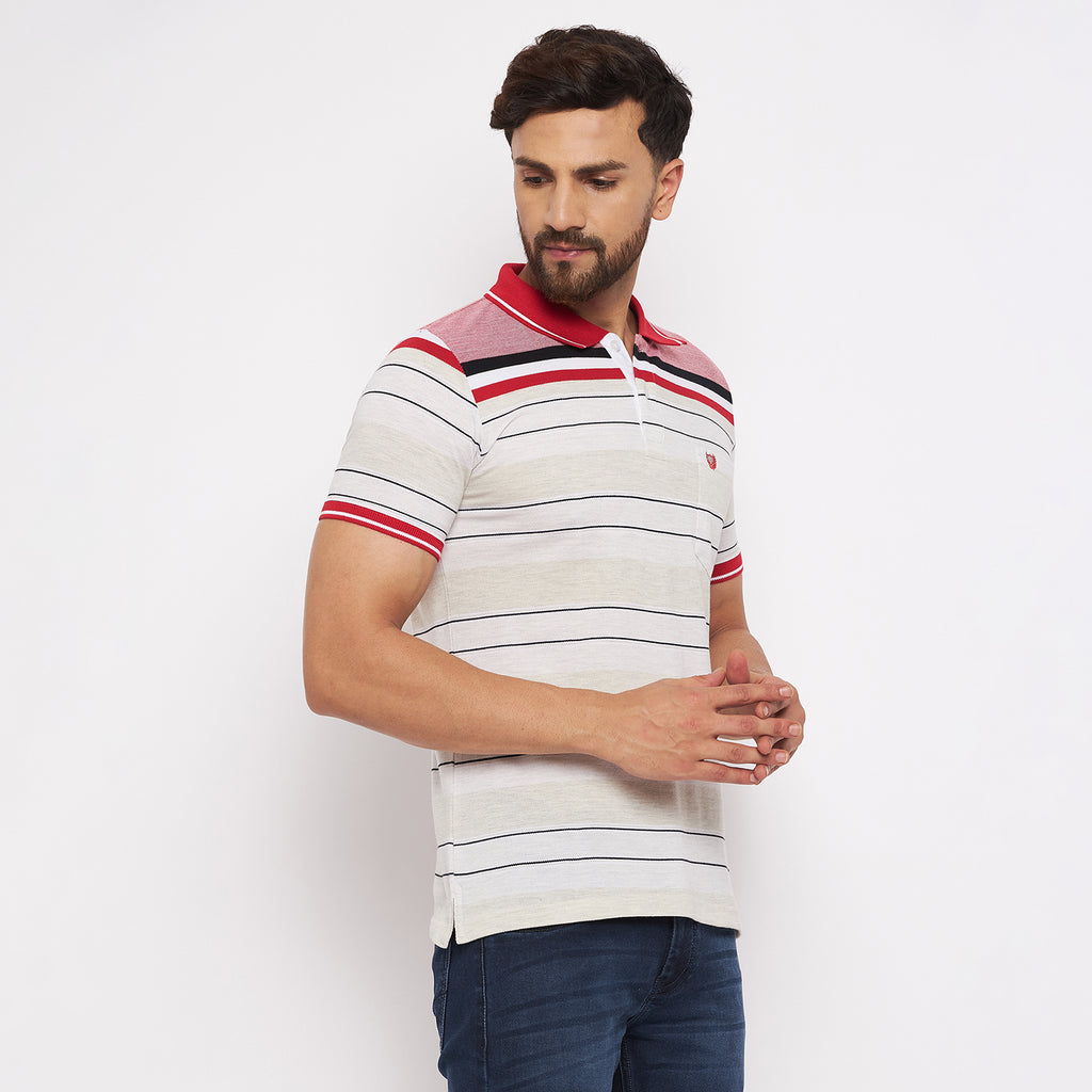 Duke Stardust Men Half Sleeve Cotton T-shirt (LF5381)