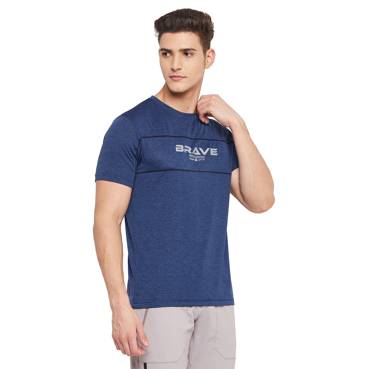 Duke Stardust Men Half Sleeve Sports T-shirt (GD1155)