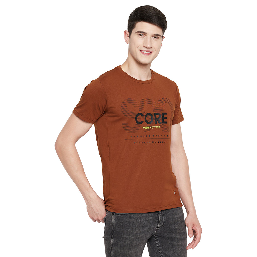 Duke Stardust Men Half Sleeve Cotton T-shirt (LF5233)