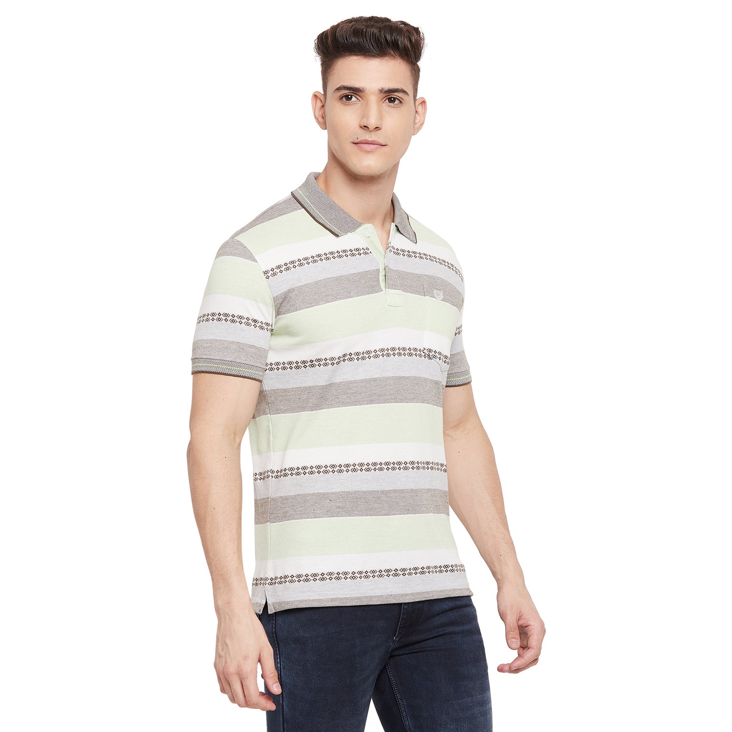 Duke Stardust Men Half Sleeve Cotton T-shirt (LF5394)