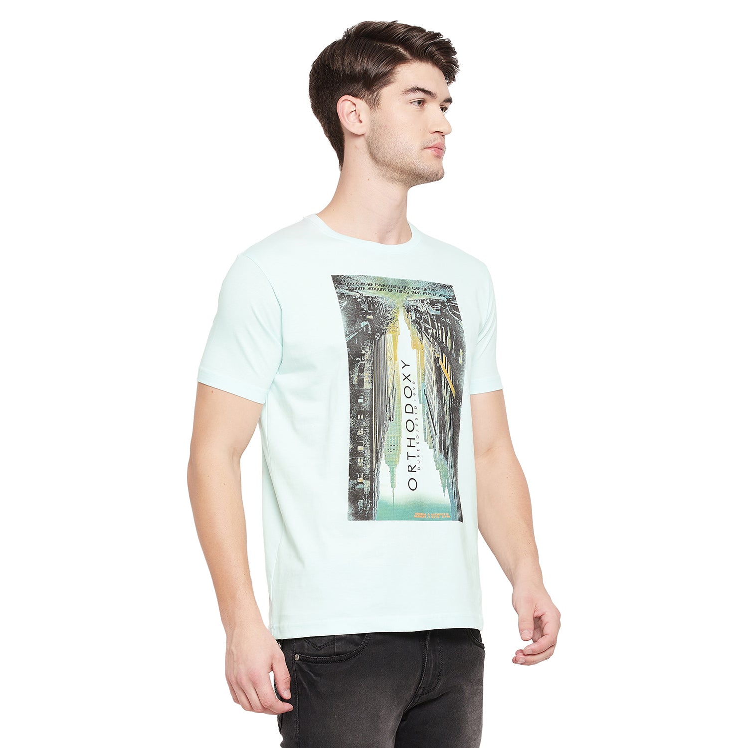 Duke Stardust Men Half Sleeve Cotton T-shirt (LF5335)