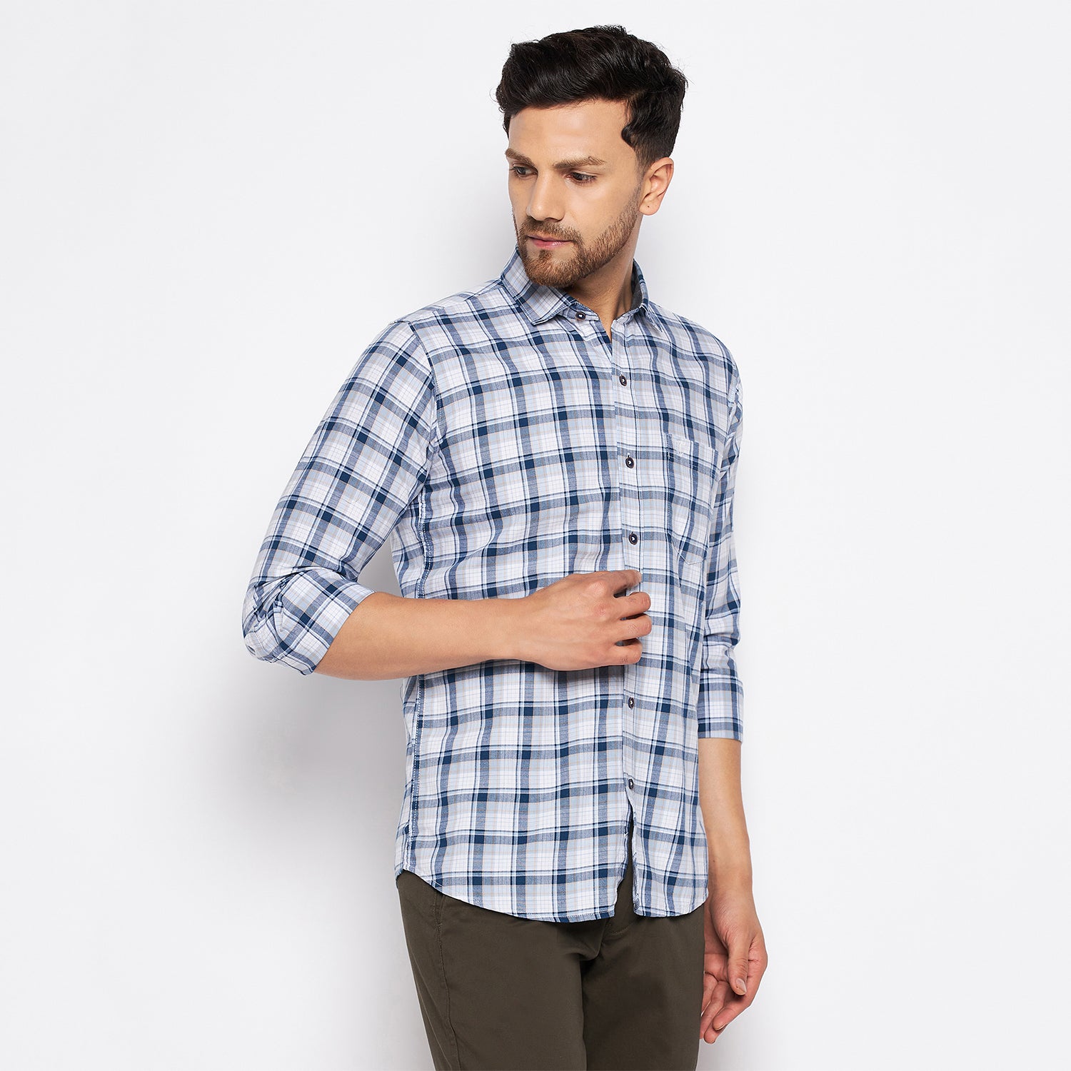 Duke Urban Men Full Sleeve Cotton Shirt (SDO8CKOG)