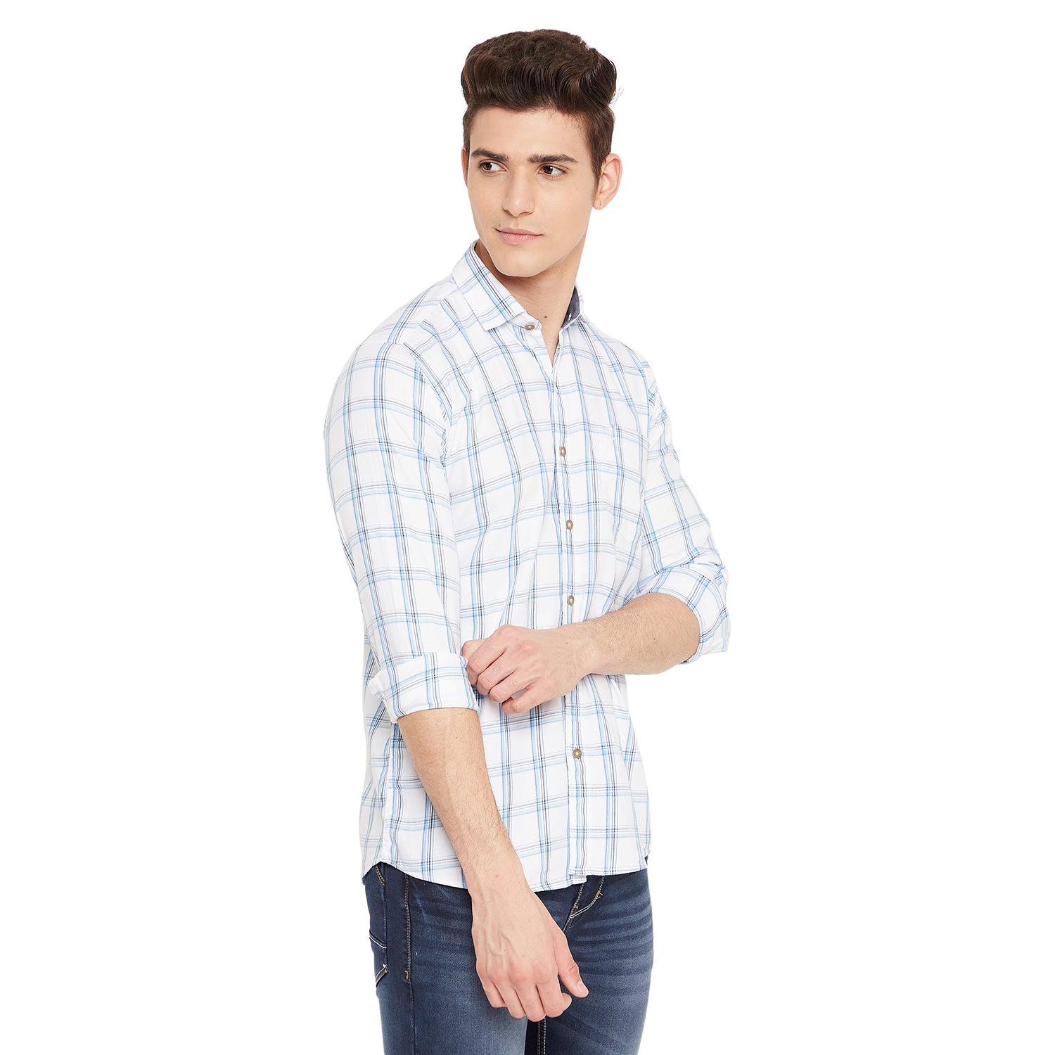Duke Stardust Men Full Sleeve Cotton Shirt (SDO8CKTR)
