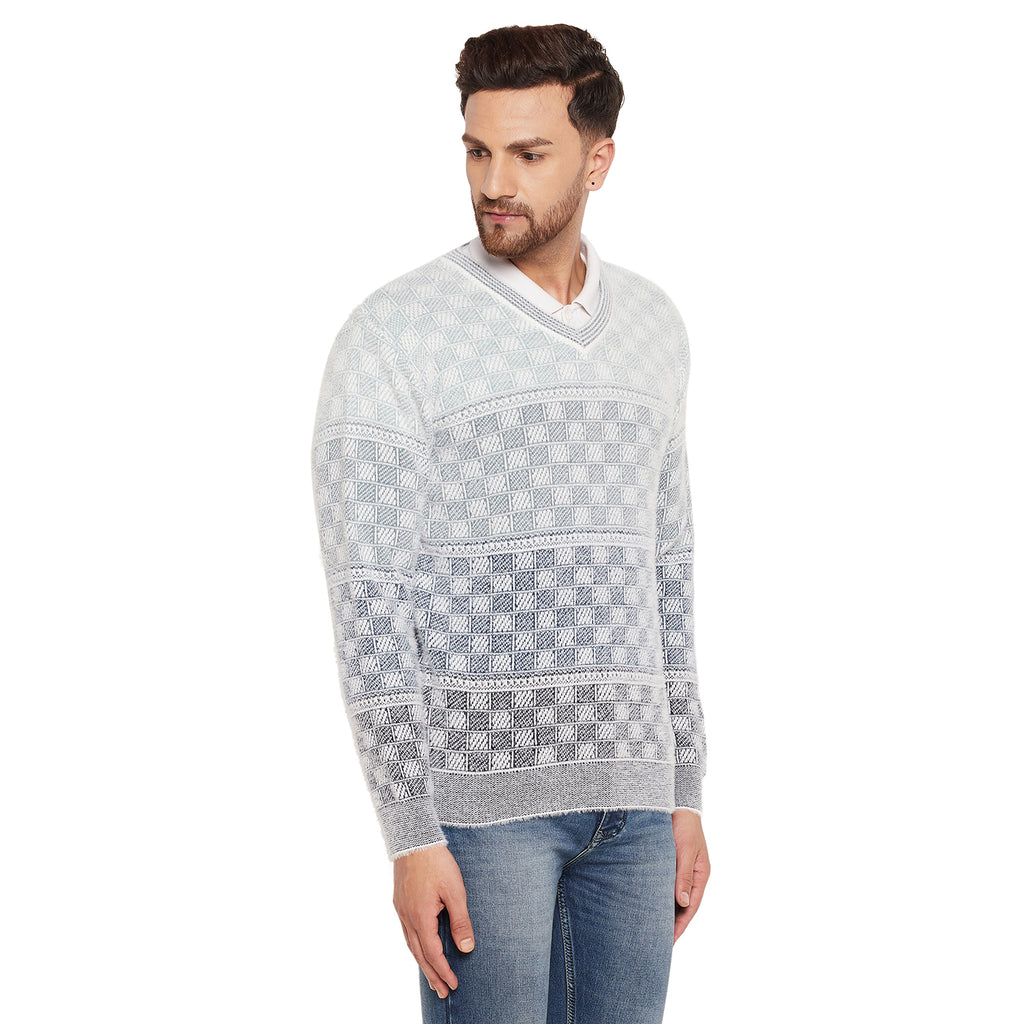Duke Stardust Men Full Sleeve V Neck Sweater SDS2063