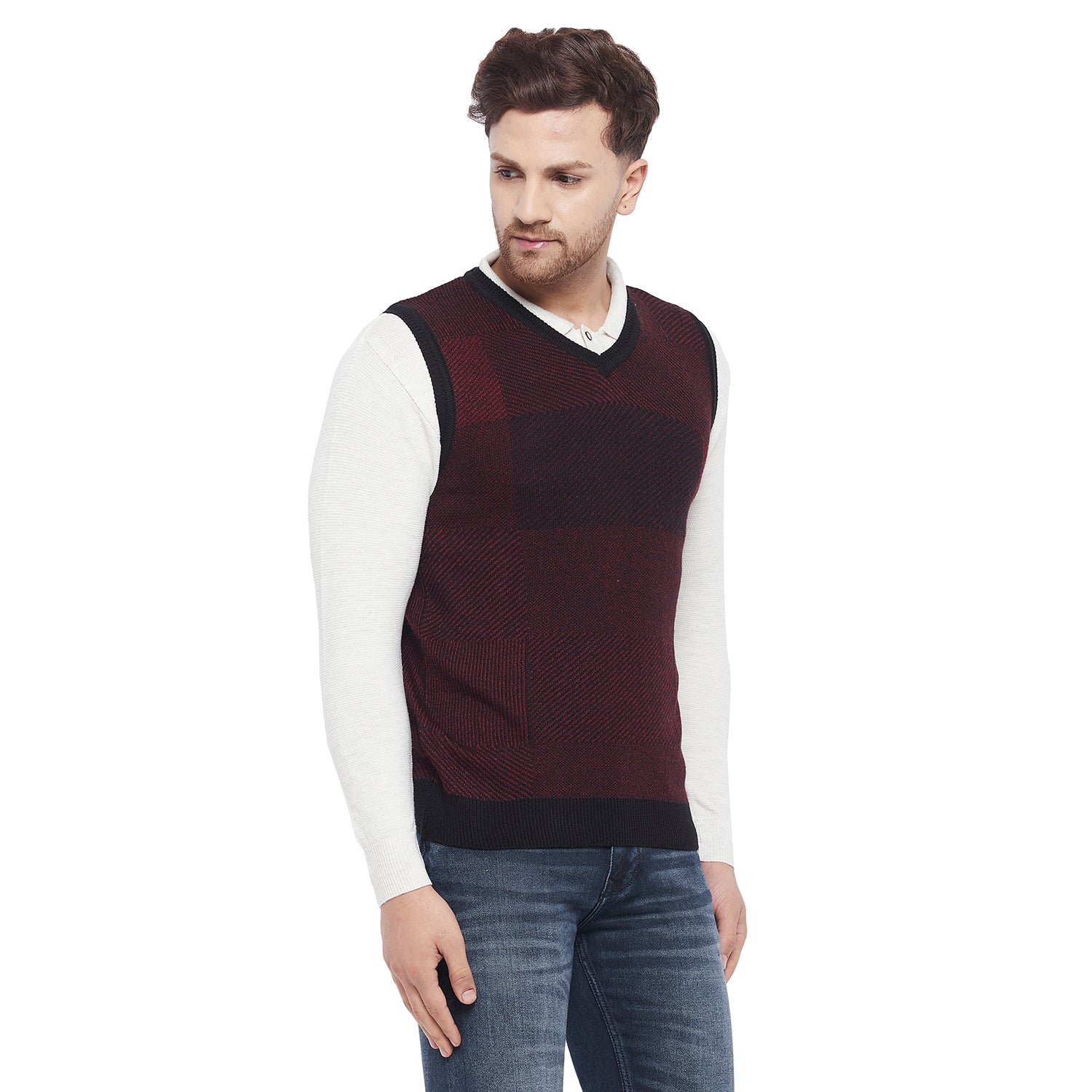 Duke Stardust Men Sleeveless Sweater (SDS719)