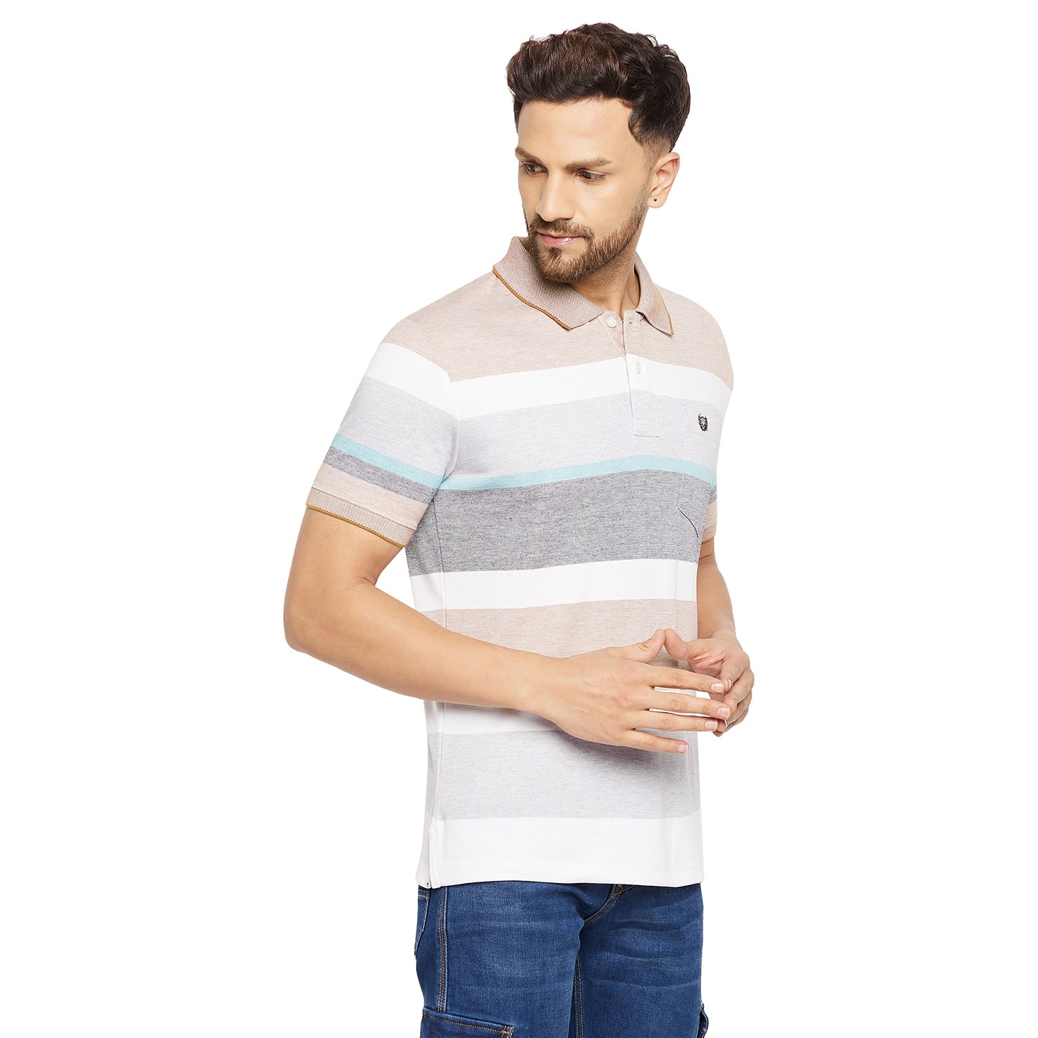Duke Stardust Men Half Sleeve Cotton T-shirt (LF5441)