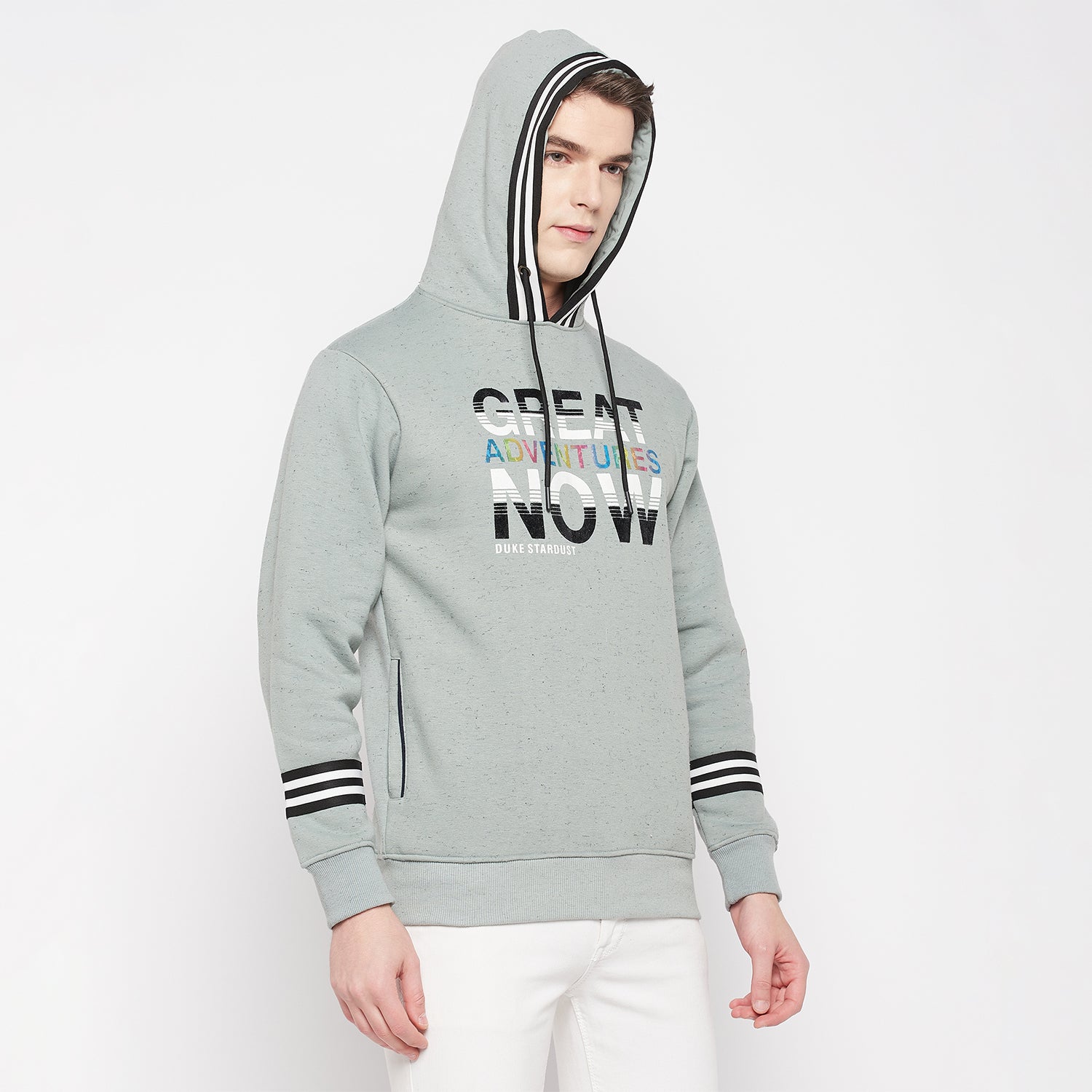 Duke Urban Men Hooded Neck Sweatshirt (LF6185)