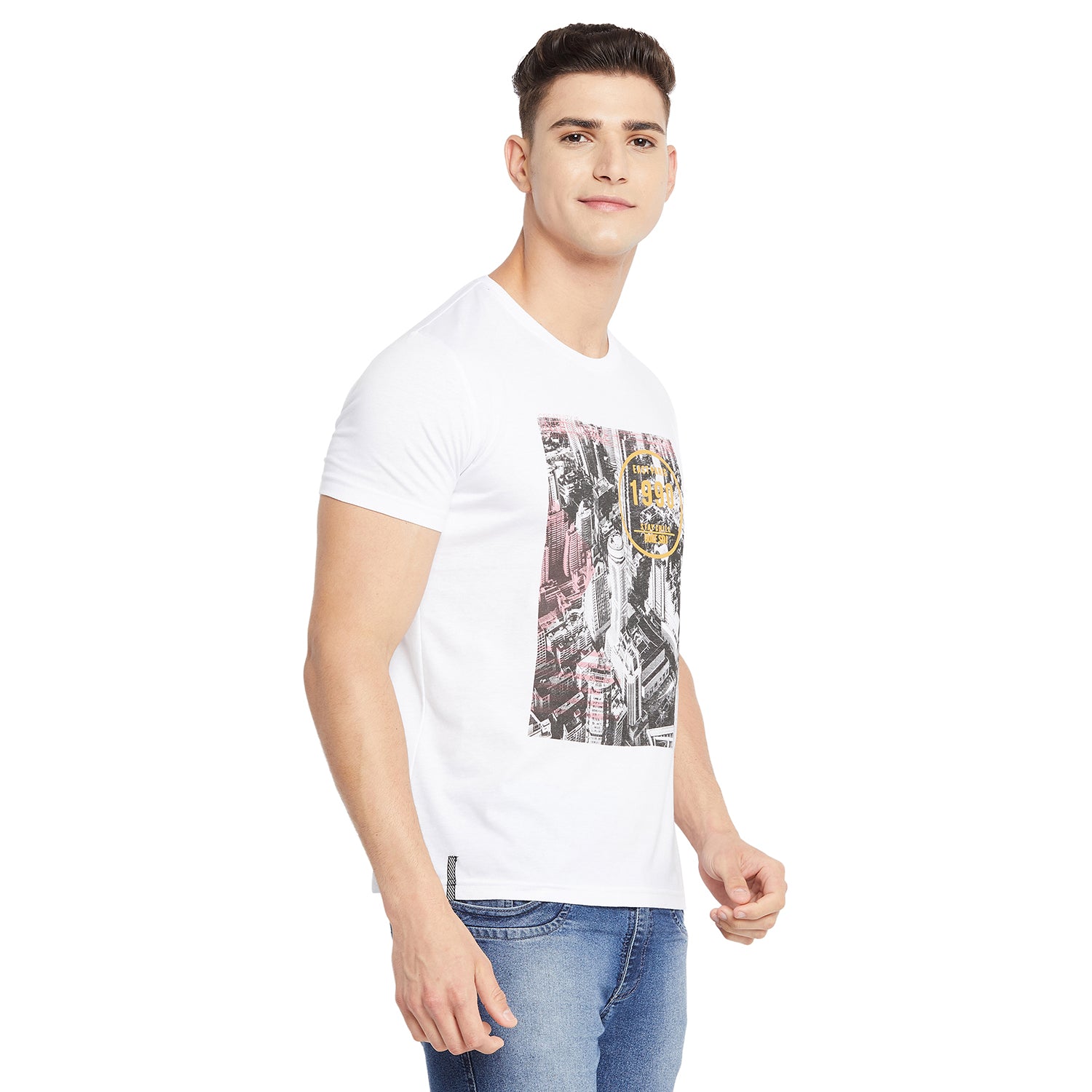 Duke Stardust Men Half Sleeve Cotton T-shirt (LF5227)