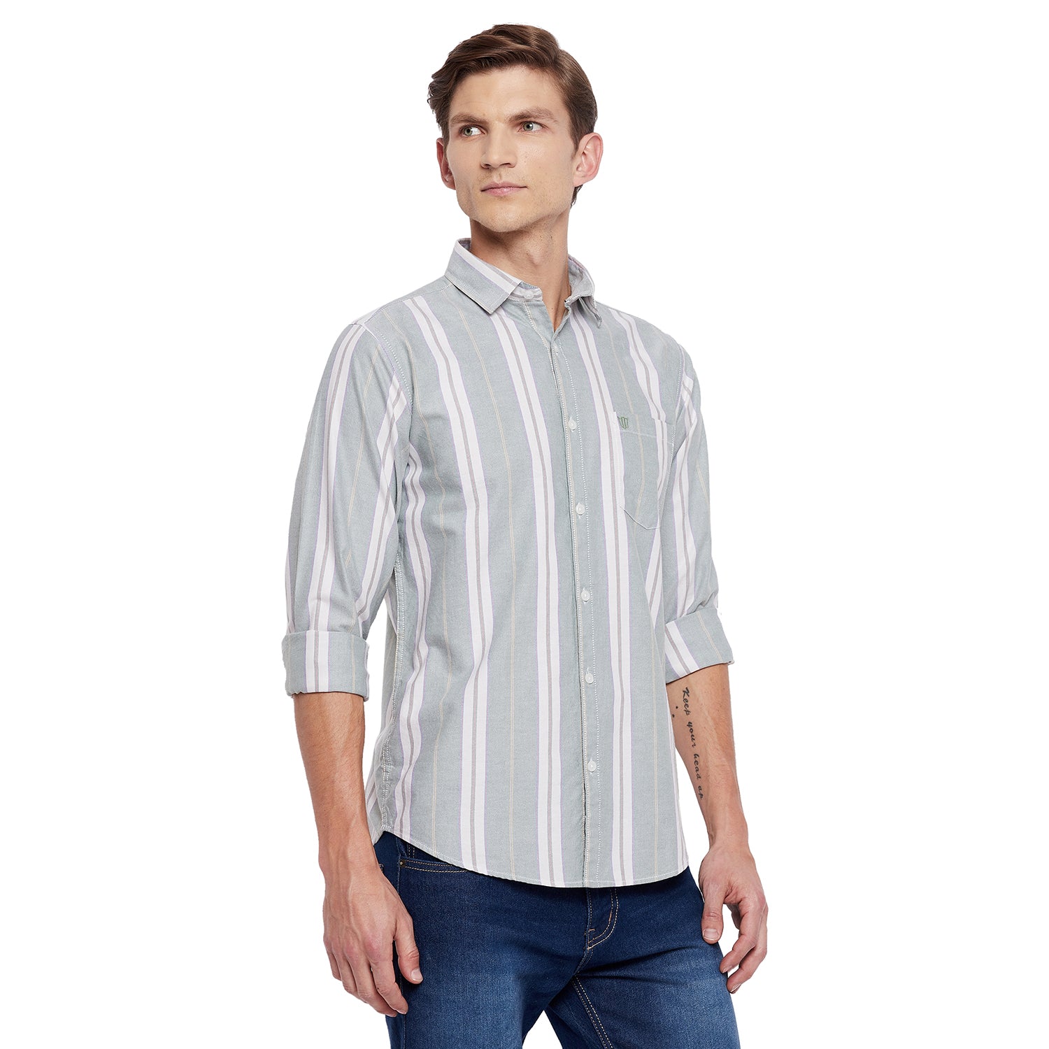Duke Stardust Men Full Sleeve Cotton Shirt (SDO5STA)