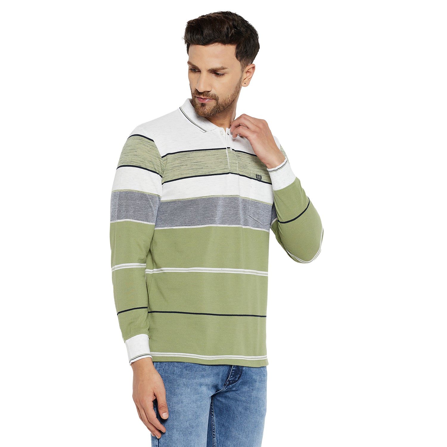 Duke Stardust Men Full Sleeve Cotton T-shirt (LF3965)